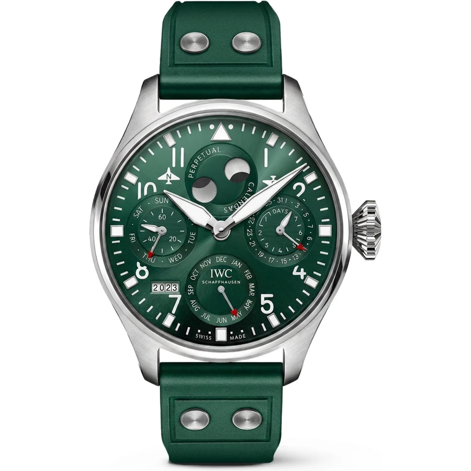 IWC Big Pilot's Watch Perpetual Calendar "Green" IW503608