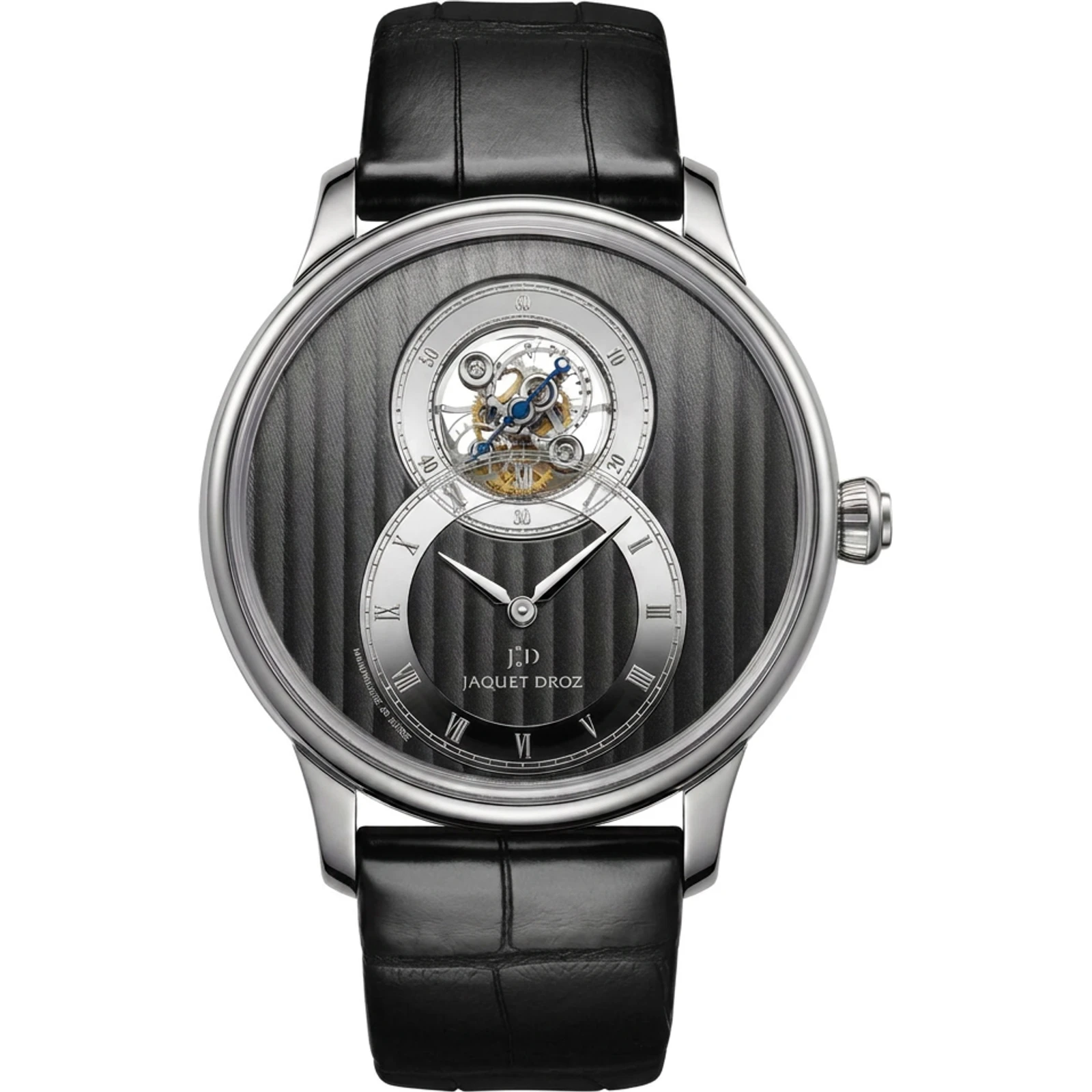 Jaquet Droz Grande Seconde Tourbillon Côtes de Genève, white gold J013034240