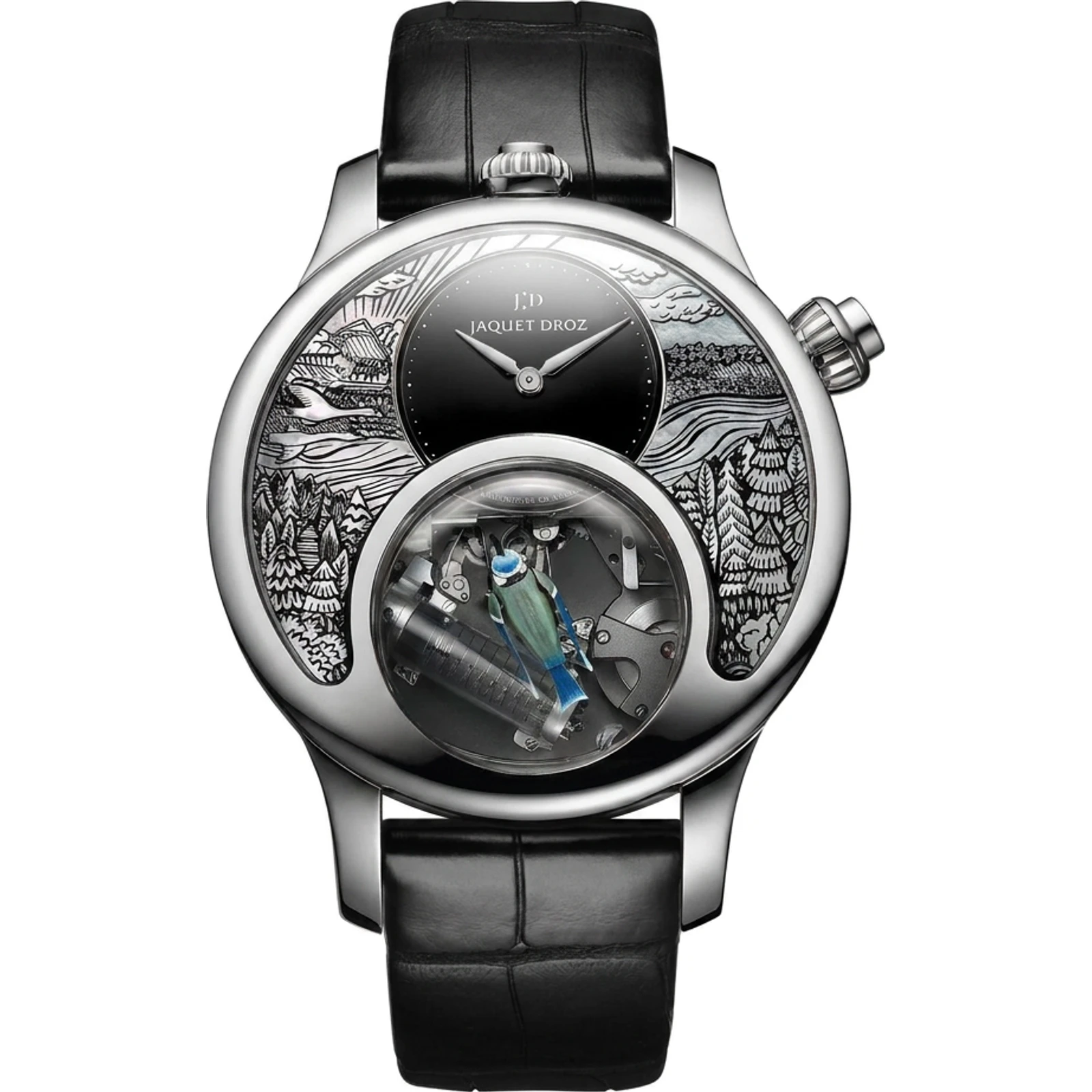 Jaquet Droz The Charming Bird, white gold J031534200