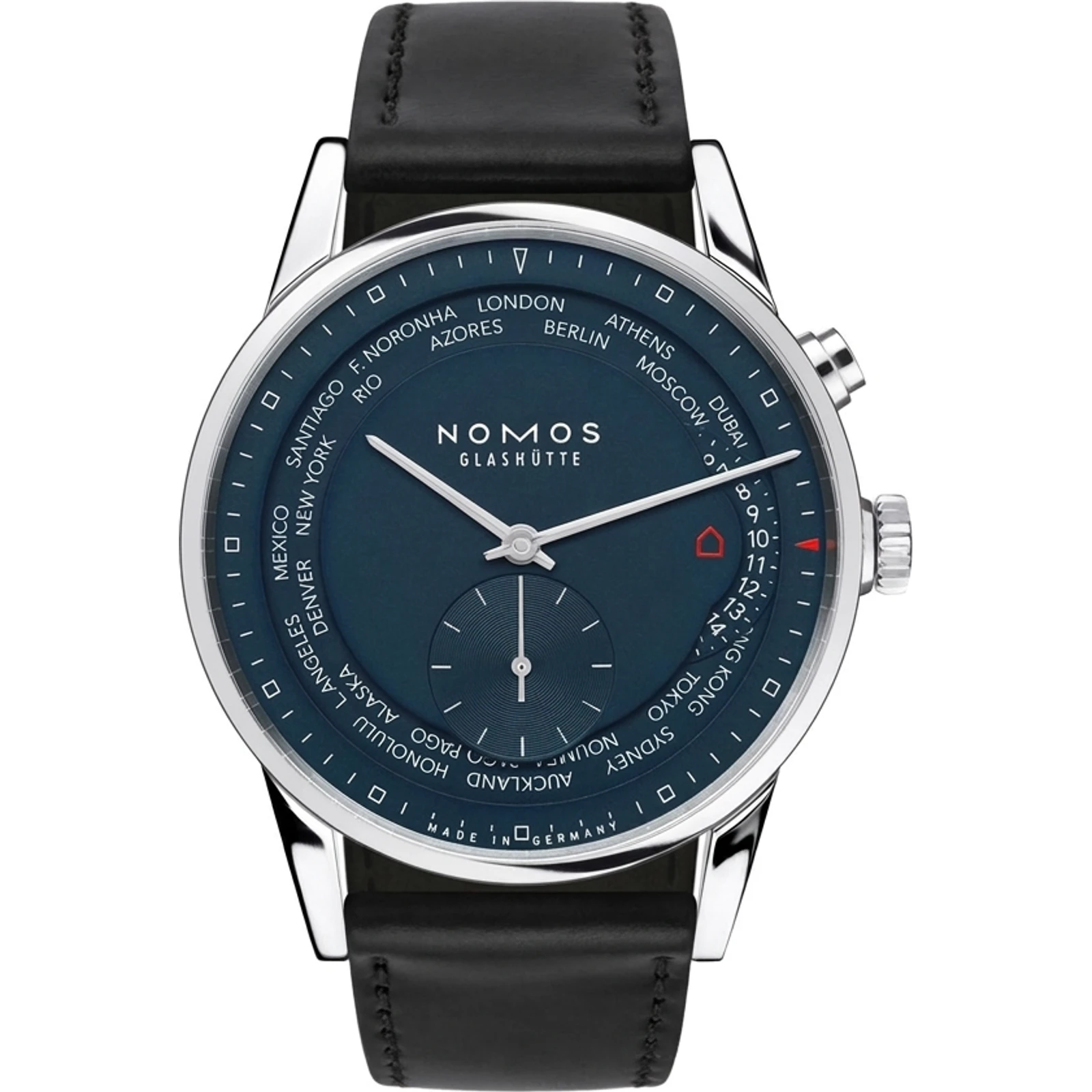 NOMOS Zürich Worldtimer Midnight Blue 807