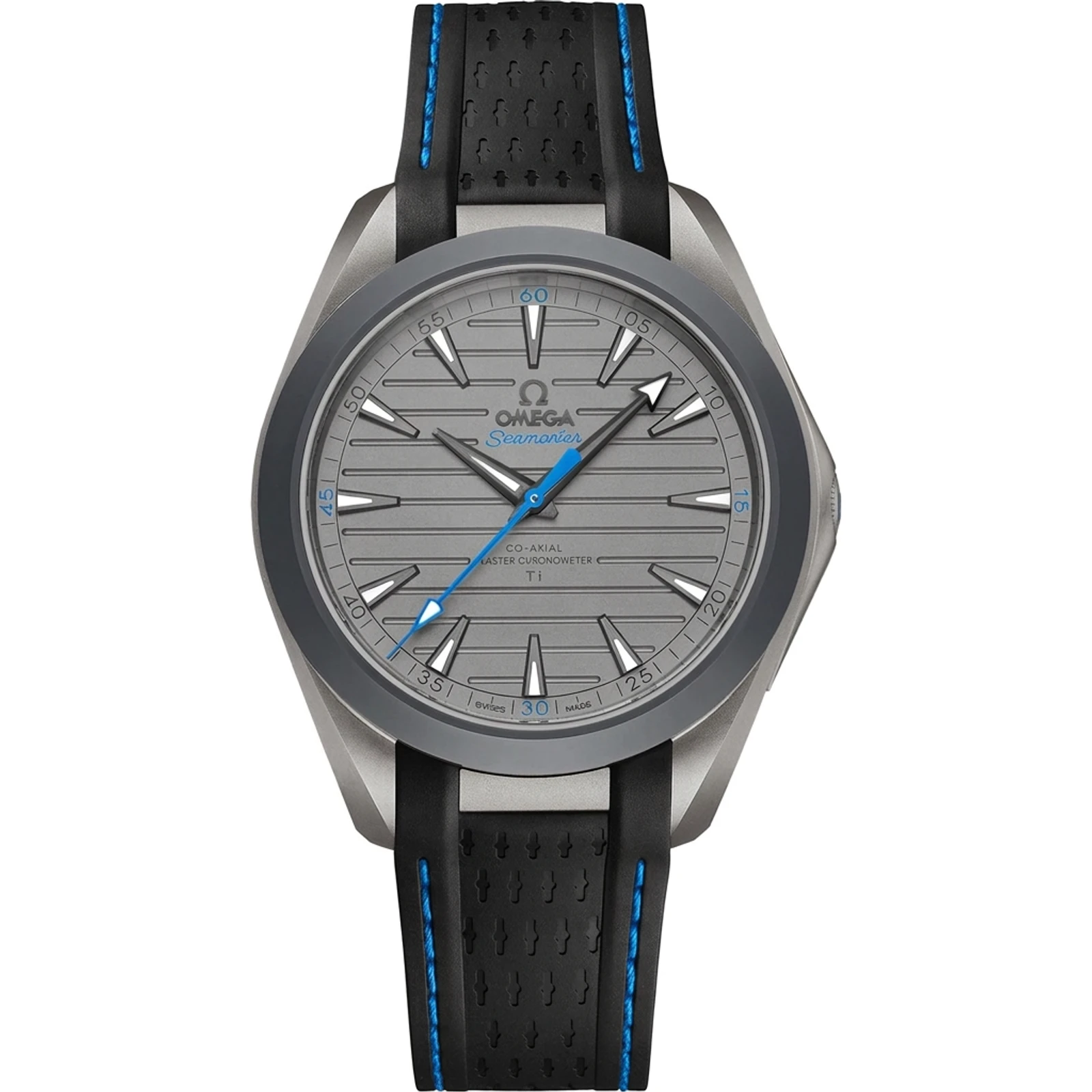 Omega Seamaster Aqua Terra 150M Ultra Light, titanium, blue accents 220.92.41.21.06.002