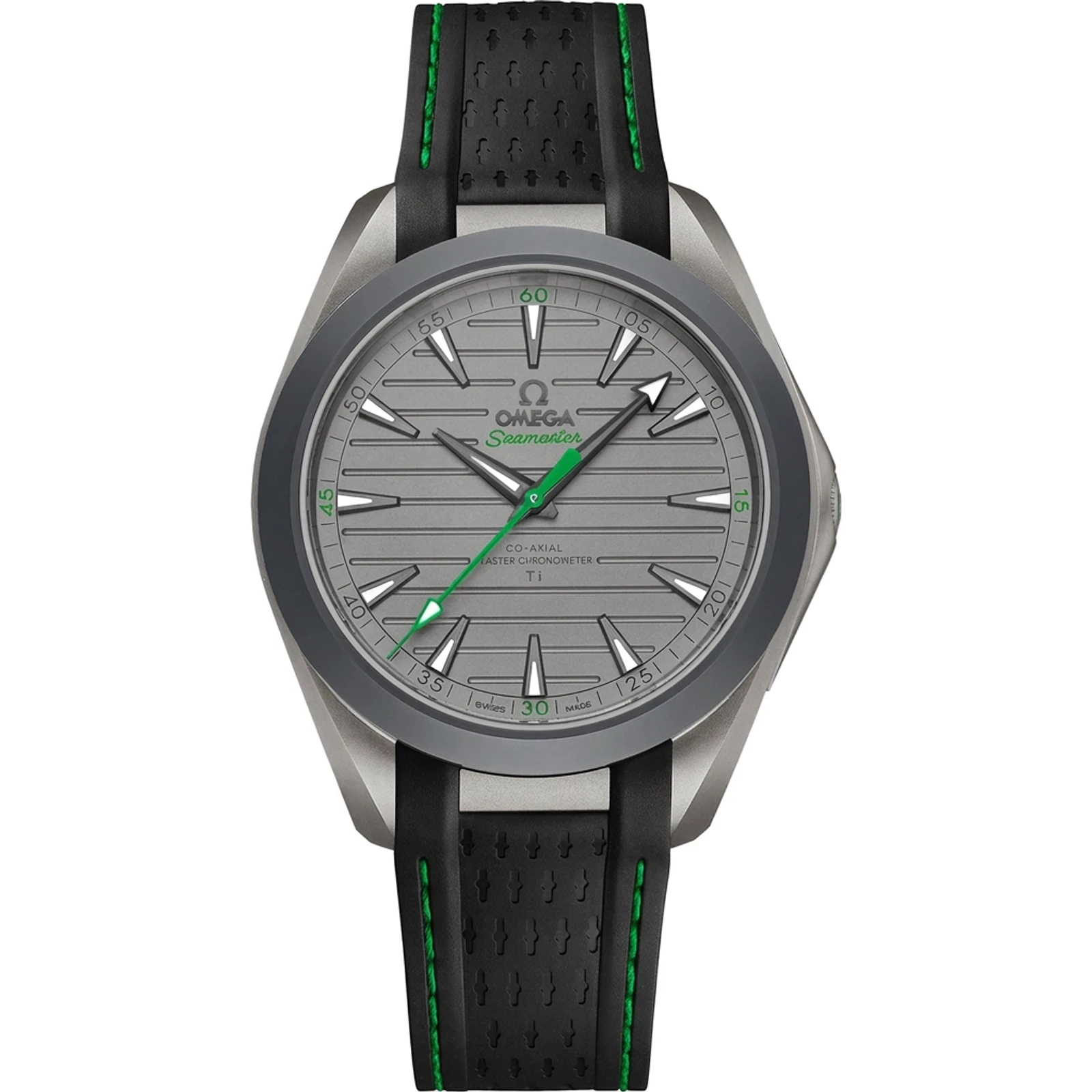 Omega Seamaster Aqua Terra 150M Ultra Light, titanium, green accents 220.92.41.21.06.003