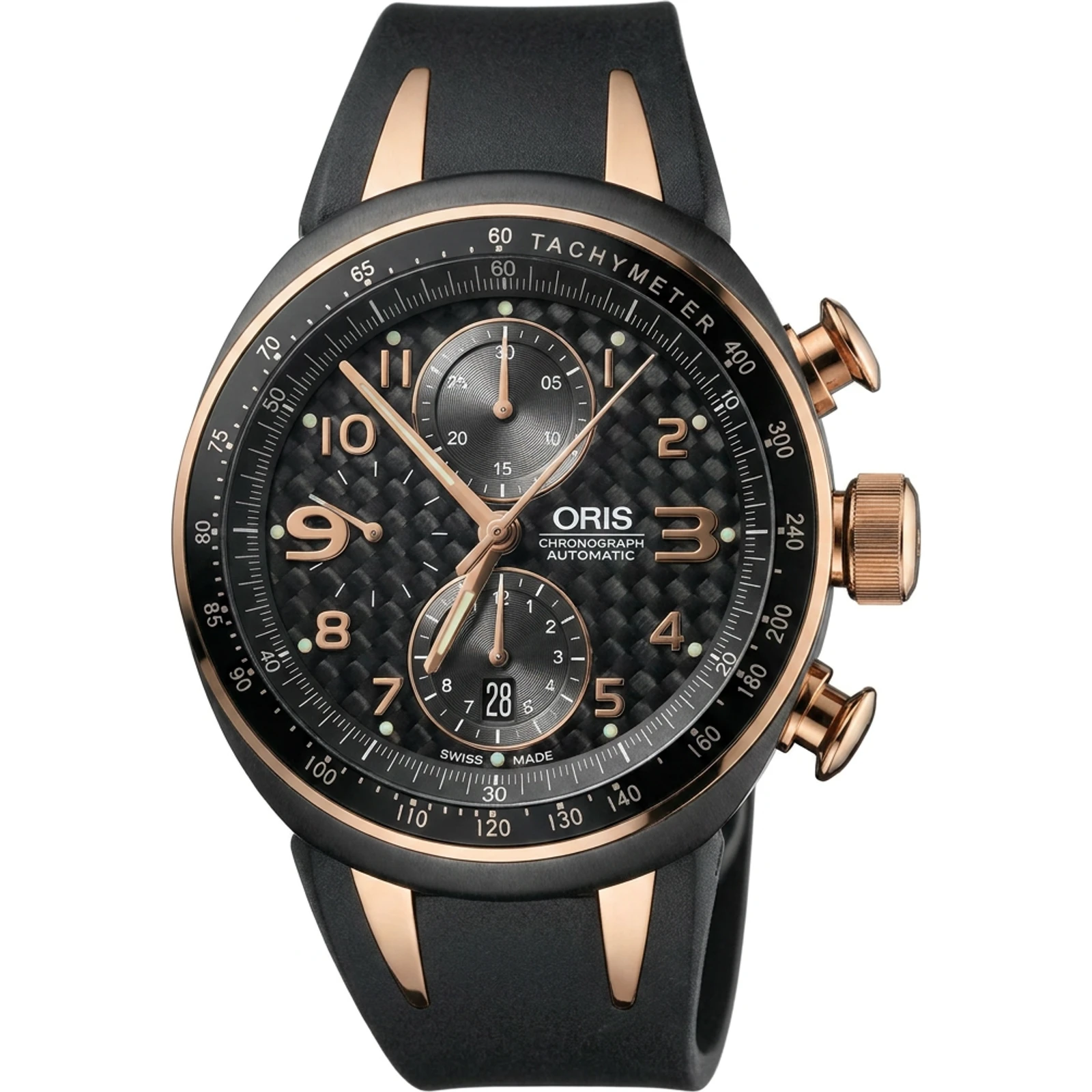 Black/Rose Oris TT3 Titanium 01 674 7587 7764-RS