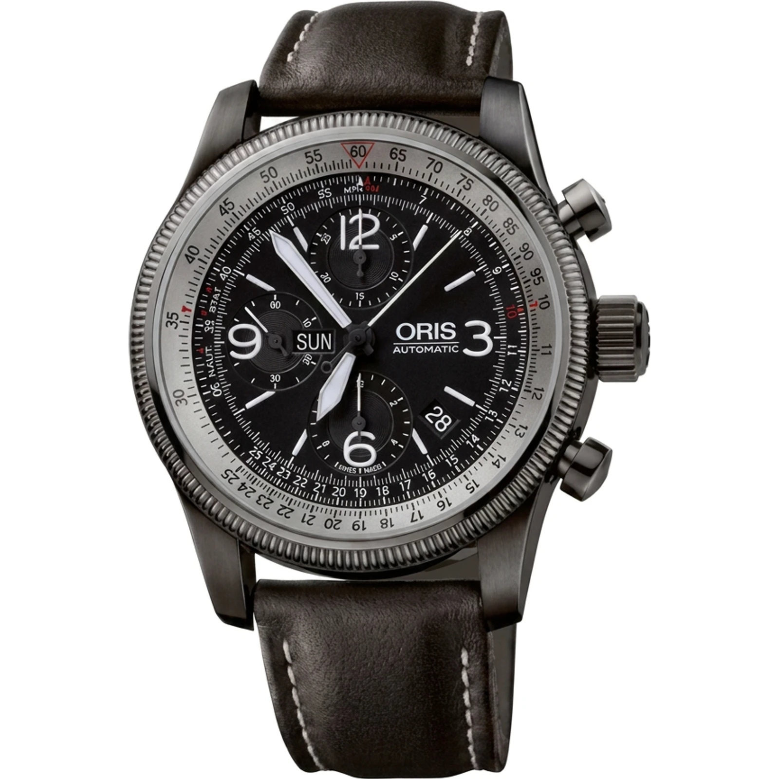 Oris Chronograph with E6B Bezel 01 675 7648 4264-SET