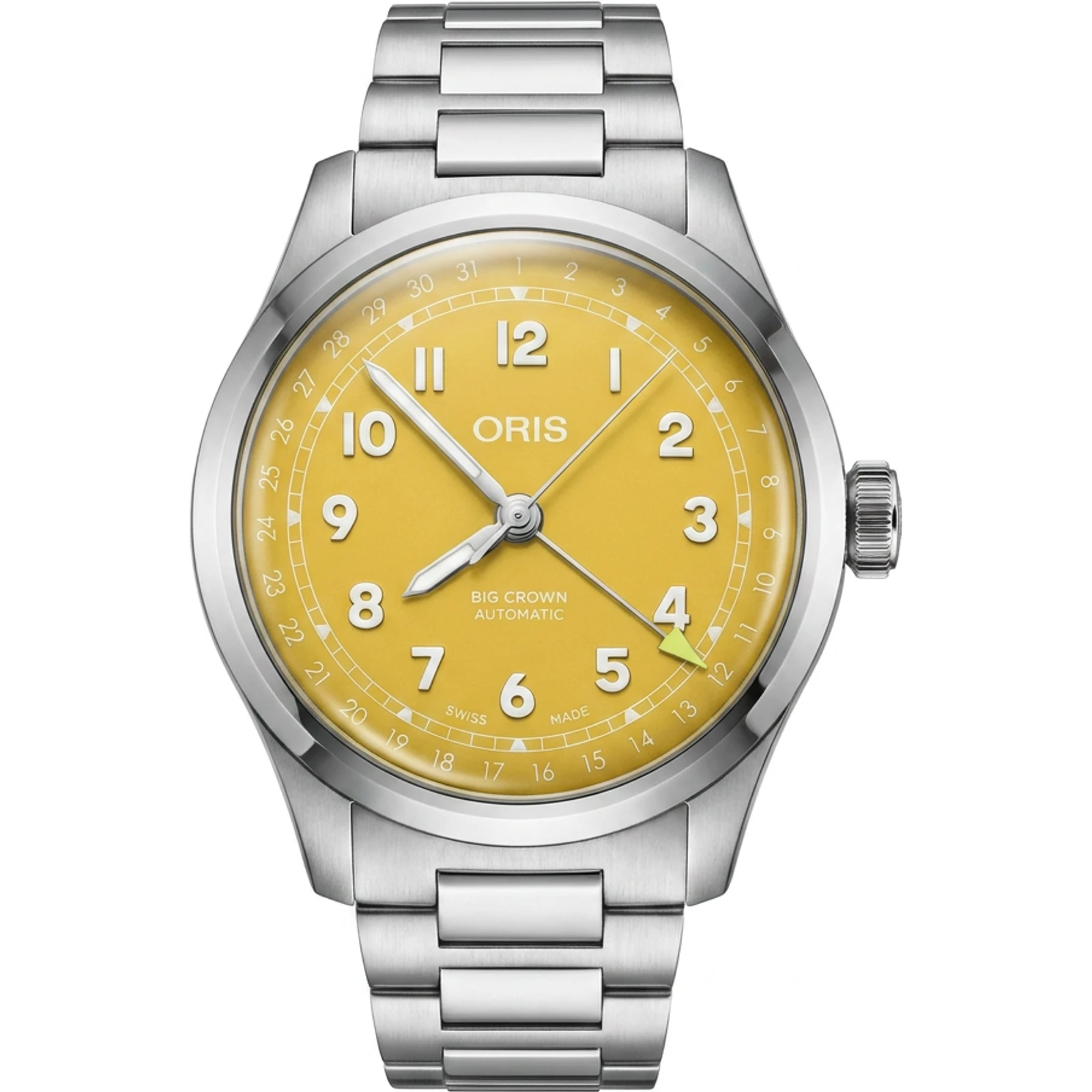 Oris Big Crown Pointer Date (yellow dial) 01 754 7798 4069-07 8 20 06