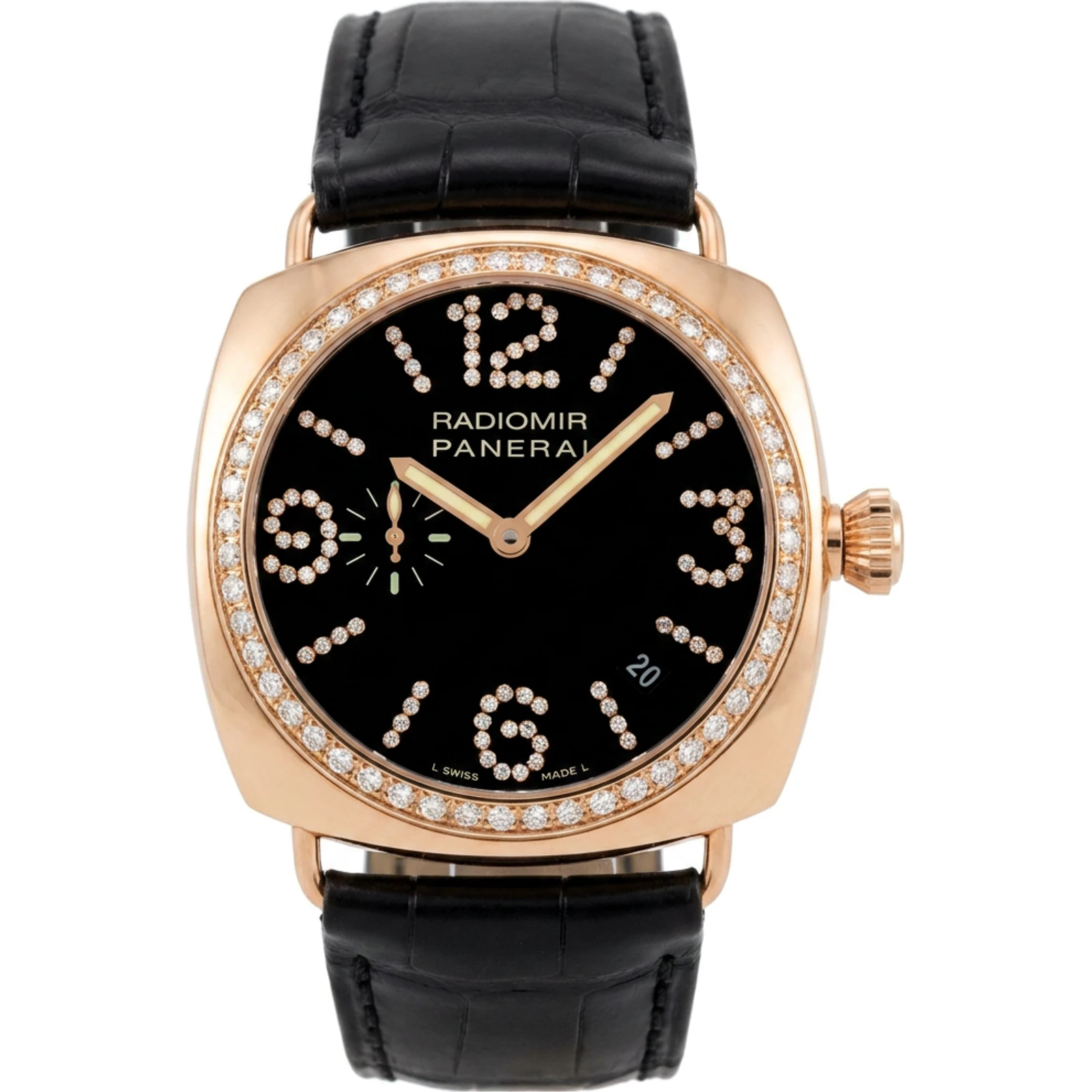 Panerai Radiomir Dial and Bezel Set with Diamonds PAM00139