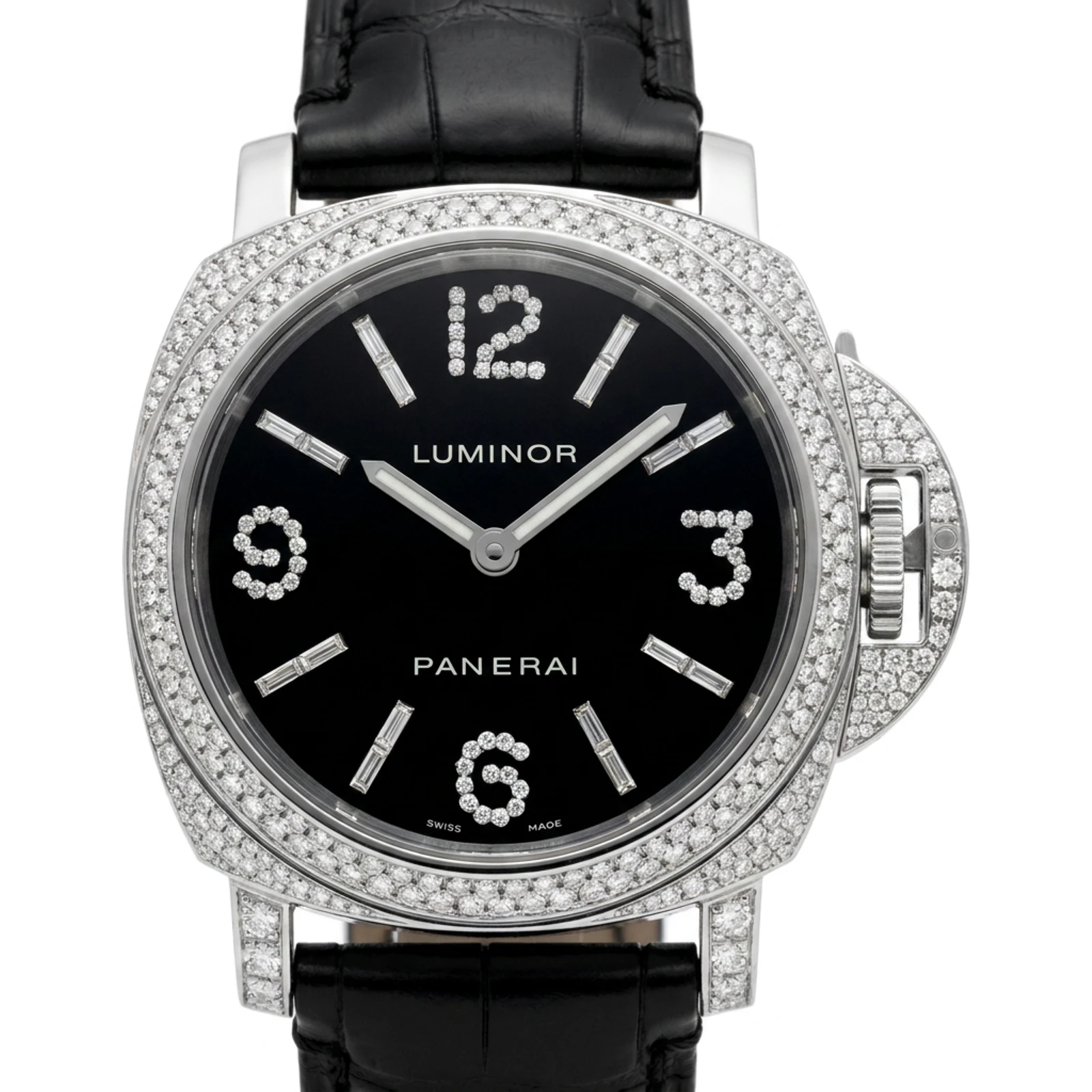 Panerai Luminor Base All Set with Diamonds PAM00148