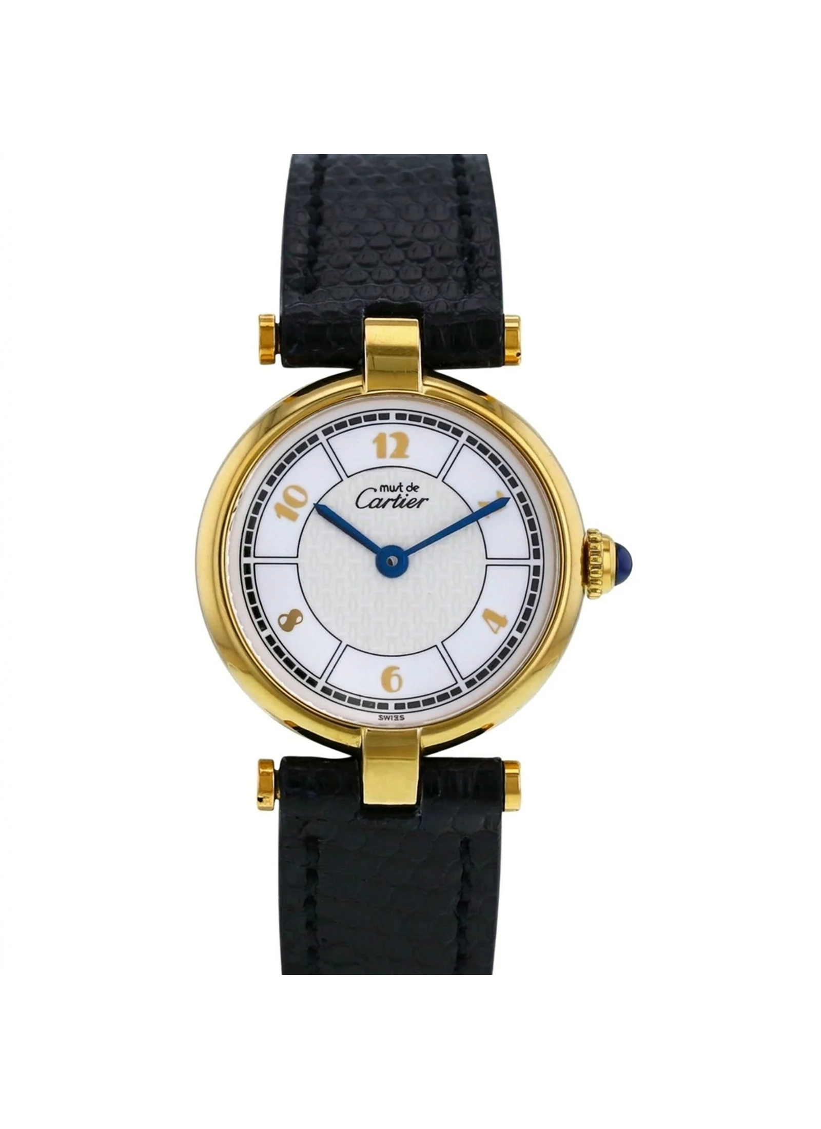 must de Cartier Vendome Big Silver Dial Quartz 1851