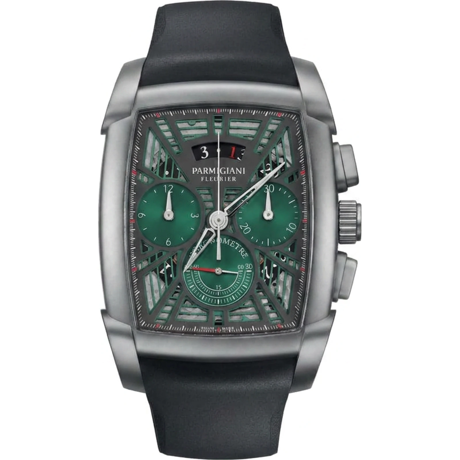 Parmigiani Fleurier Kalpa Kalpagraphe Chronometre Titanium, green dial PFC193-3044100-X01442
