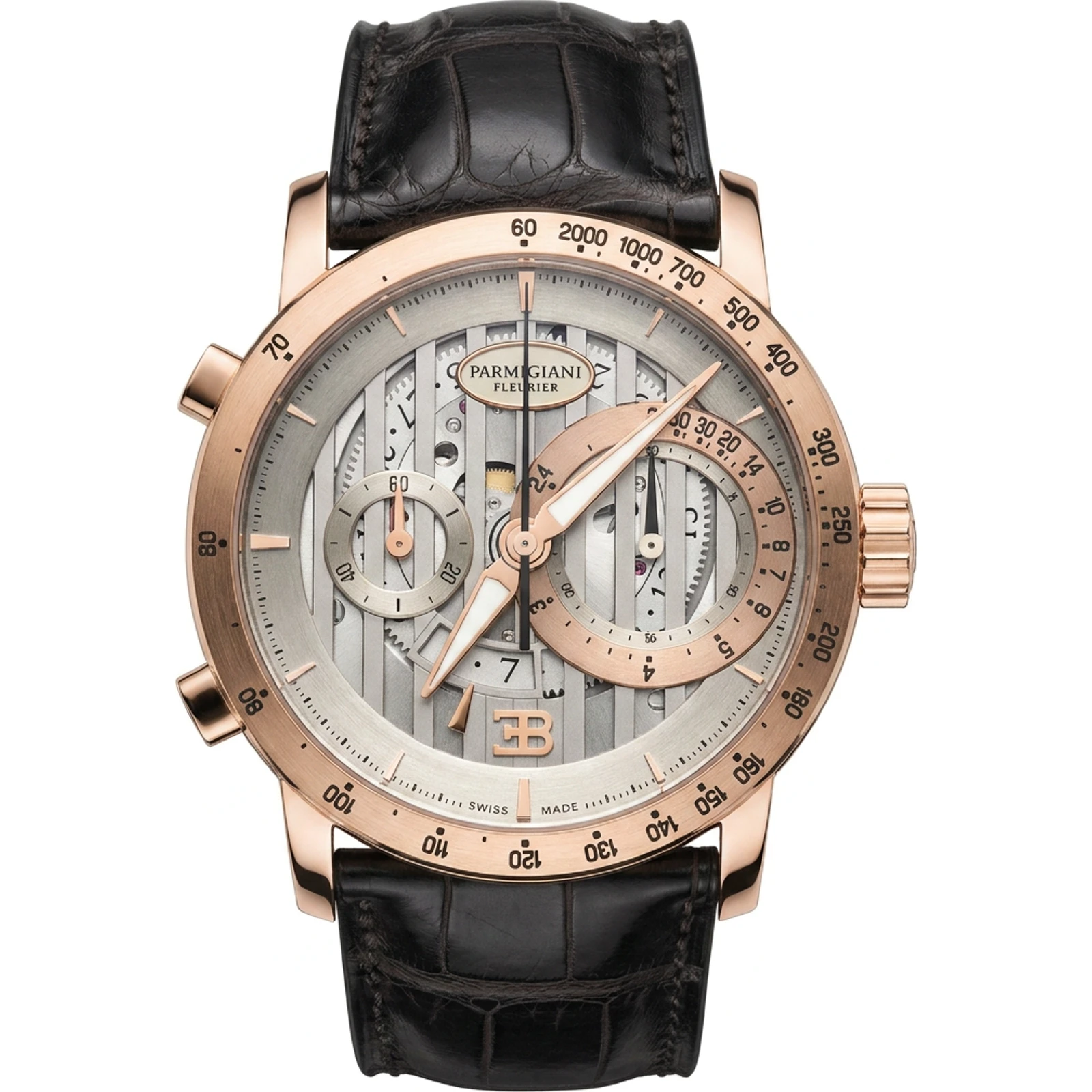 Parmigiani Fleurier Bugatti Atalante Flyback Chronograph, rose gold, 43mm PFC329-1000100
