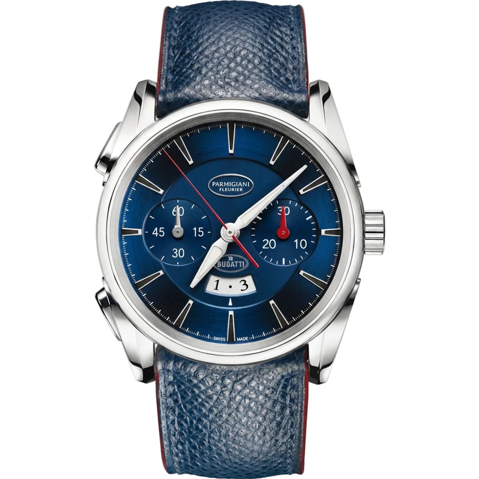 Parmigiani Fleurier Bugatti Aerolithe, titanium, white gold bezel PFC329-3400600-HE3132