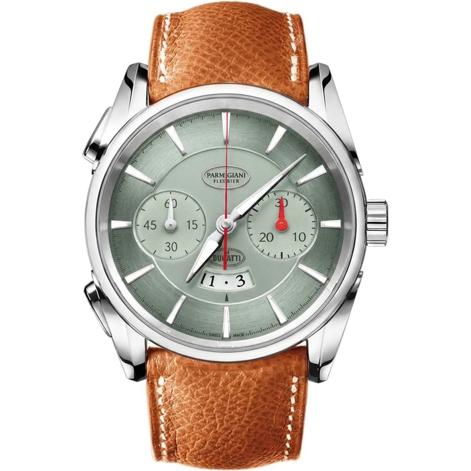 Parmigiani Fleurier Bugatti Aerolithe, titanium, white gold bezel PFC329-3405600-HC6032