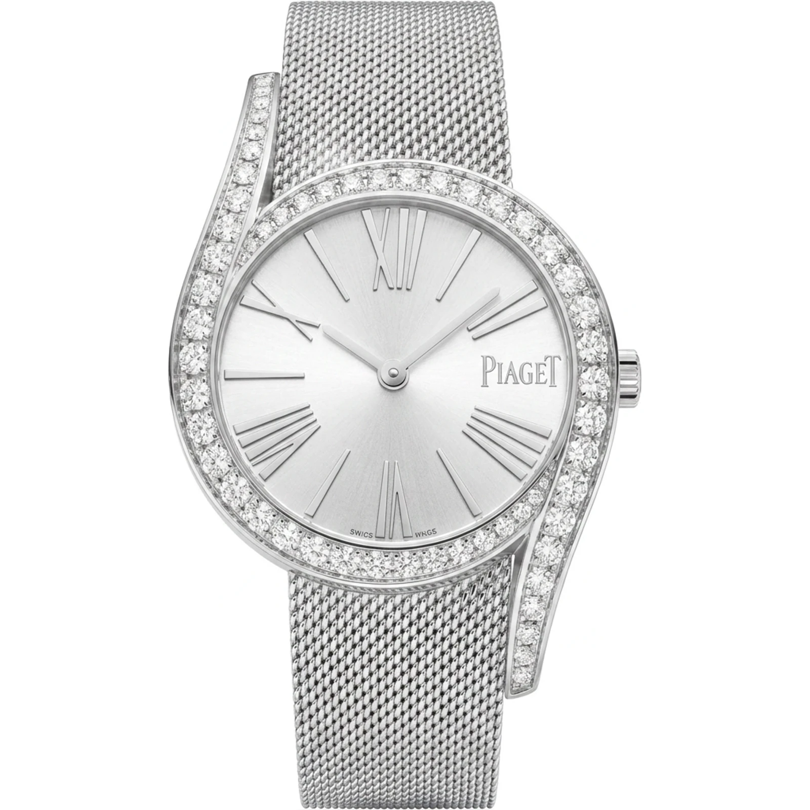 Piaget Limelight Gala White Gold Diamond Automatic Watch G0A48212