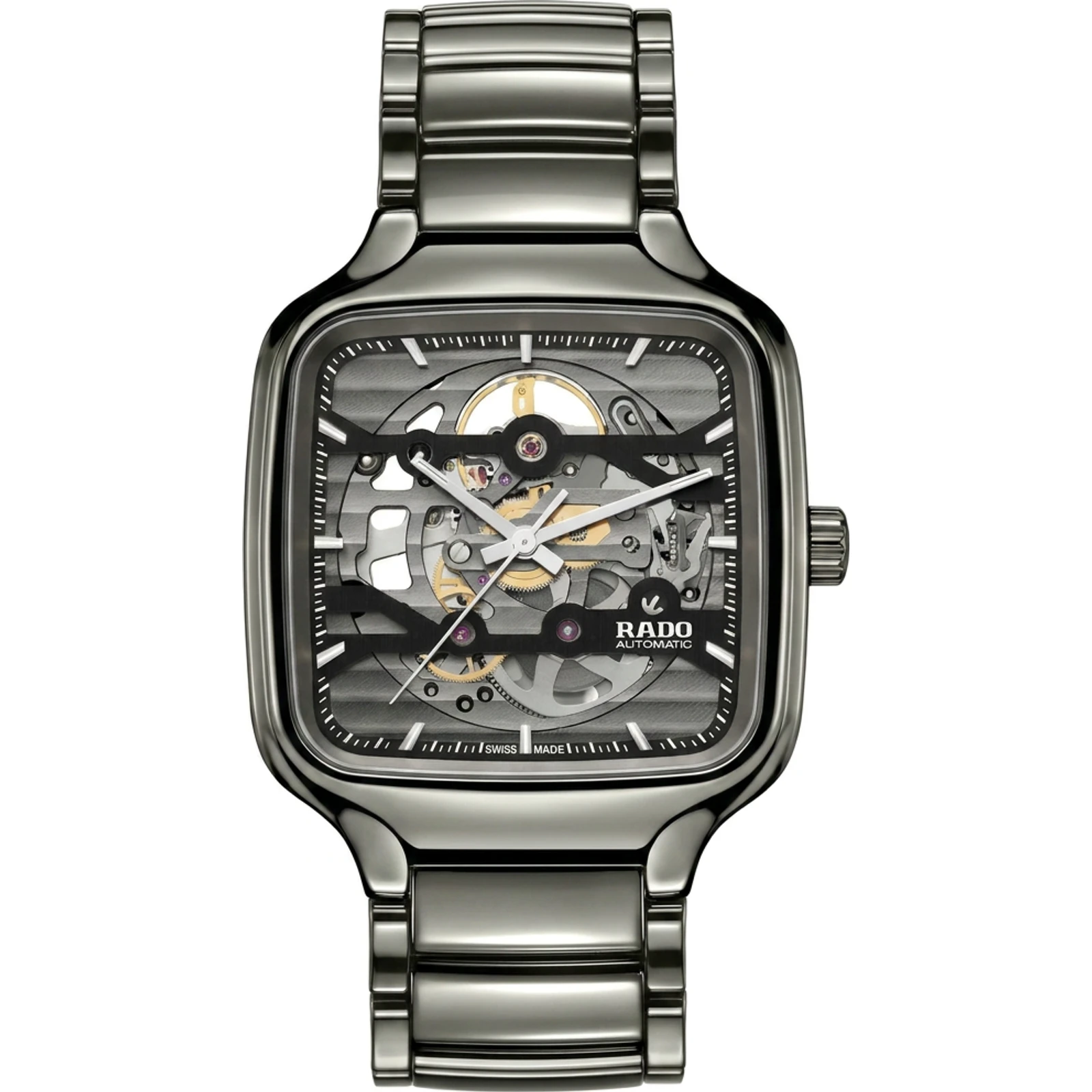 Rado True Square Automatic Skeleton, plasma high-tech ceramic R27125152