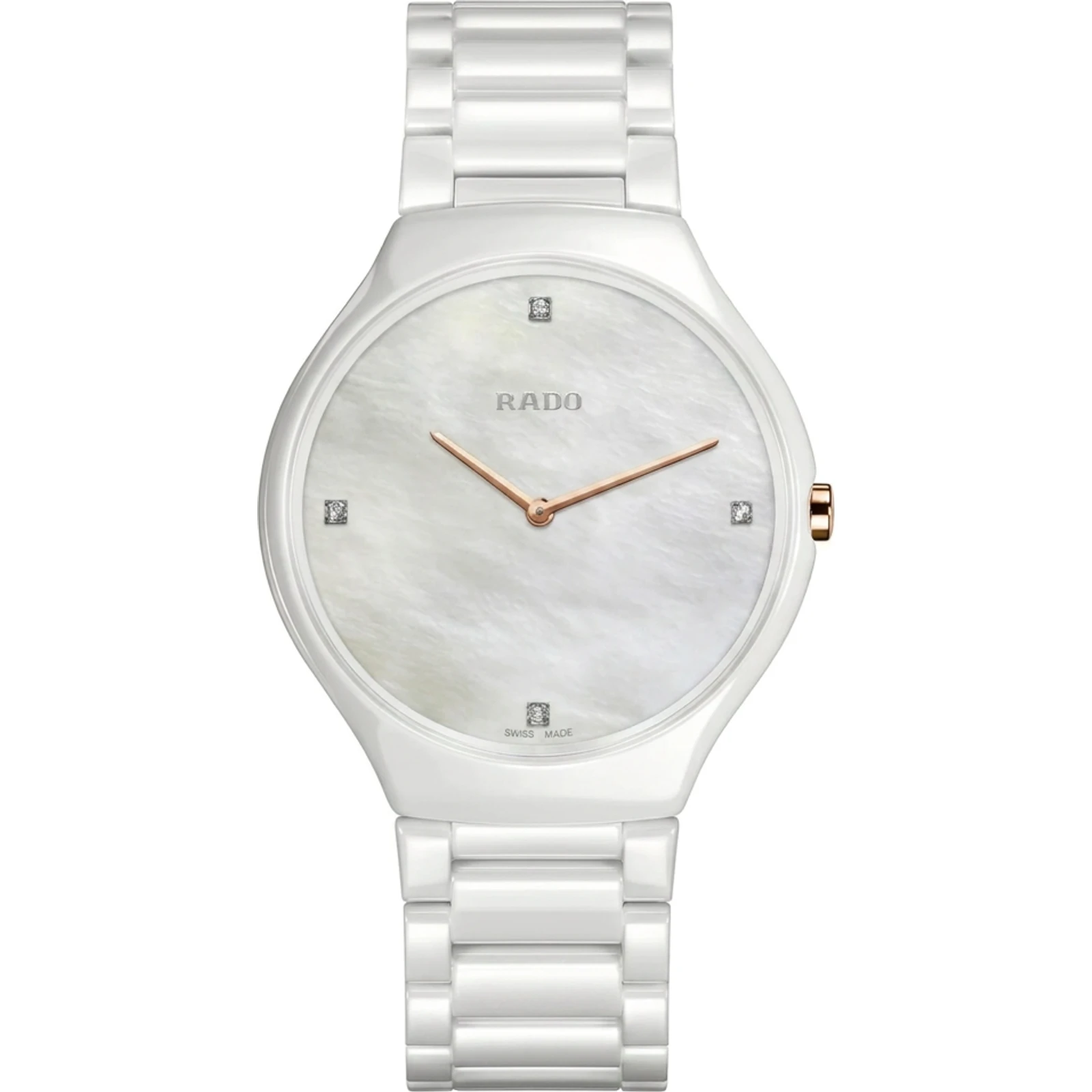 Rado True Thinline Diamonds, high-tech ceramic R27957909