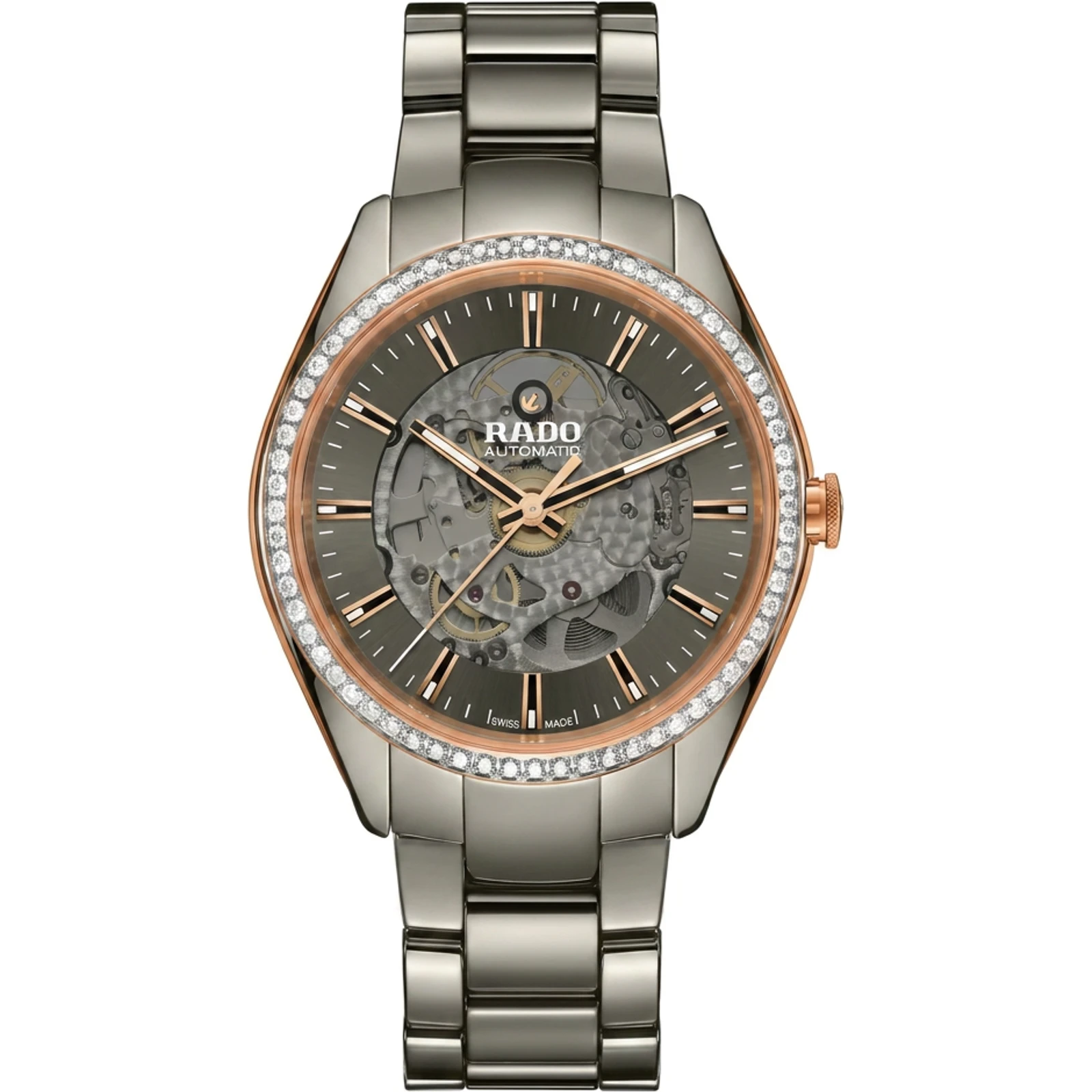 Rado HyperChrome Automatic Diamonds, plasma high-tech ceramic R32158102