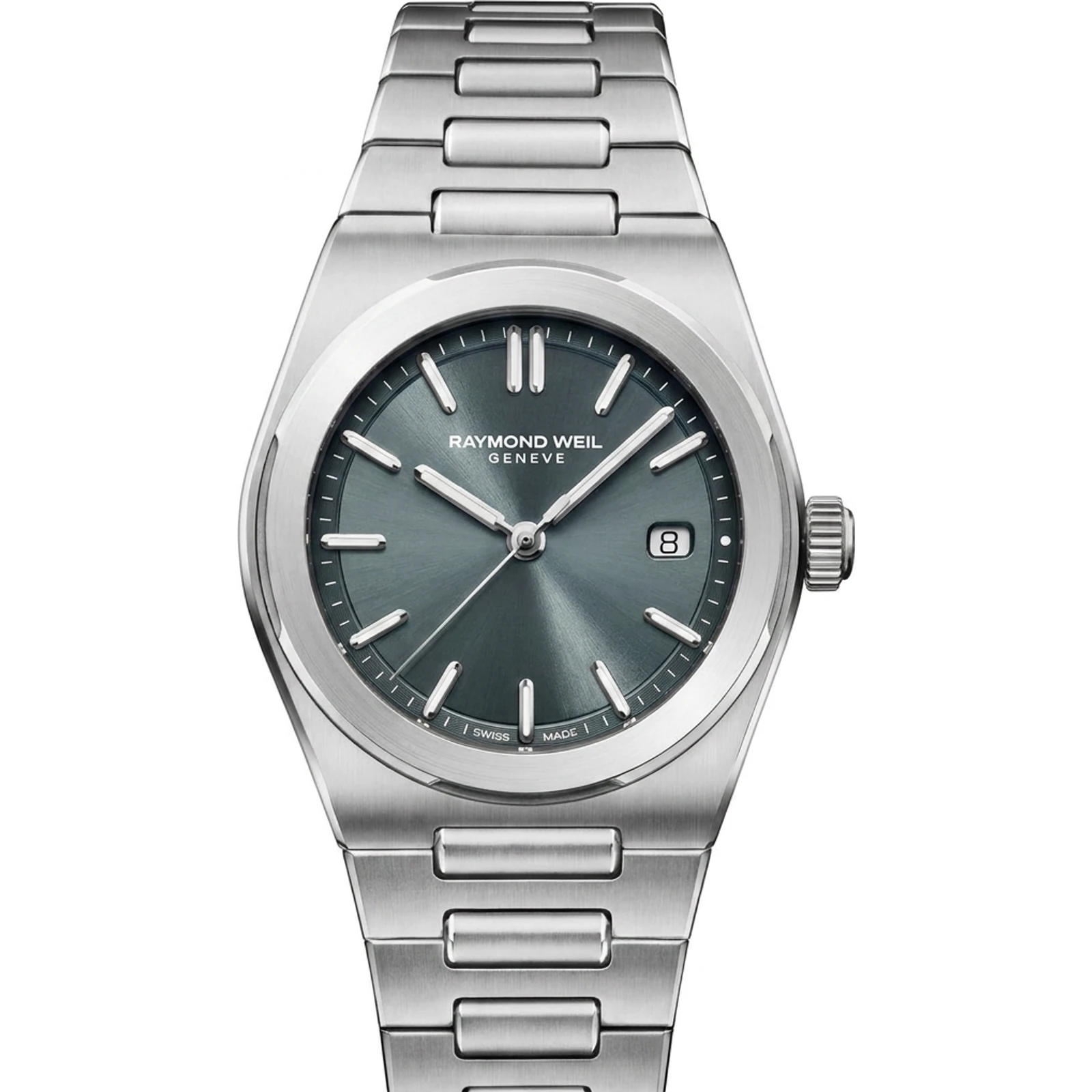 Raymond Weil A.R.T. Date 30 mm charcoal-blue dial 1250-ST-56001