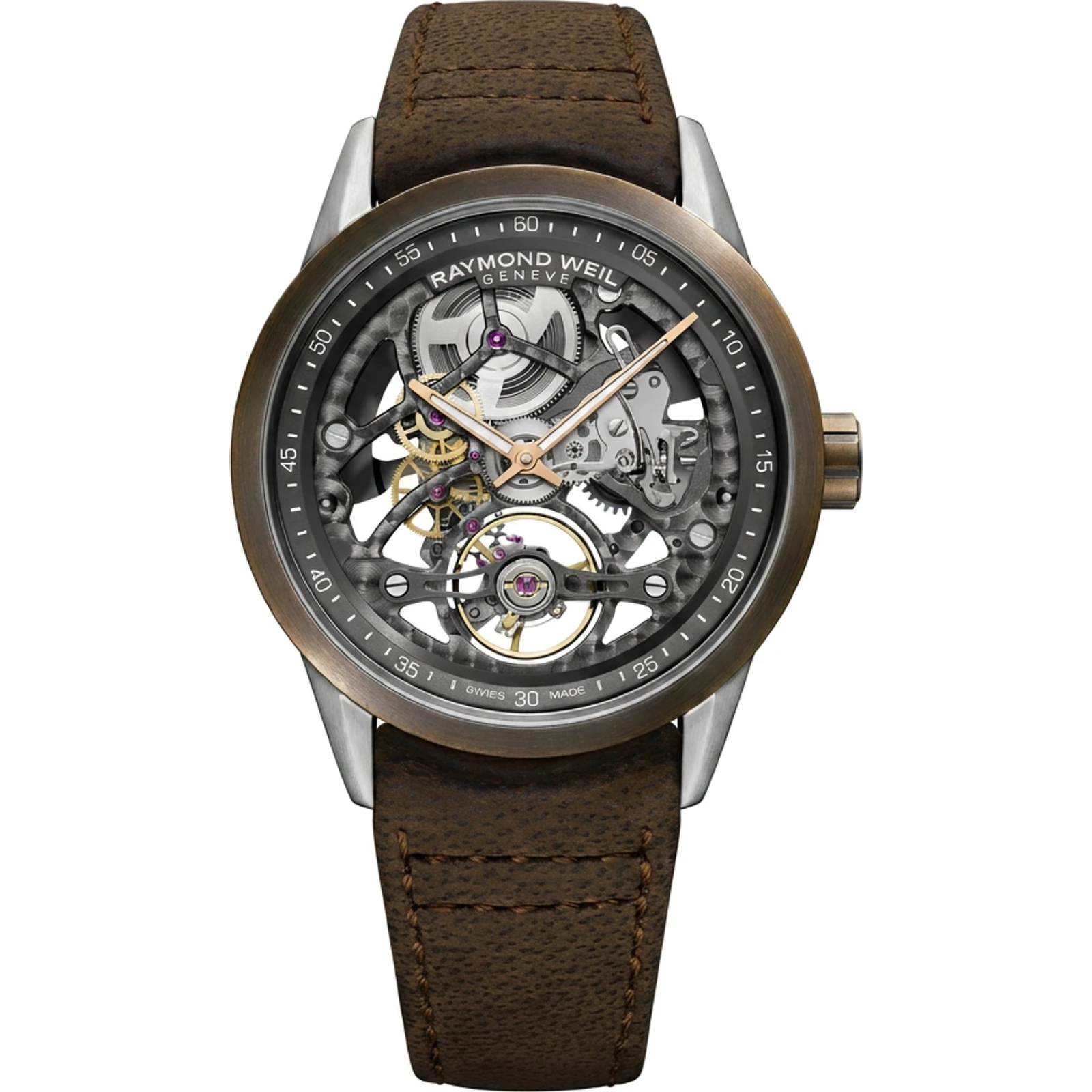 Raymond Weil Freelancer RW1212 Skeleton, bronze 2785-SBC-60000
