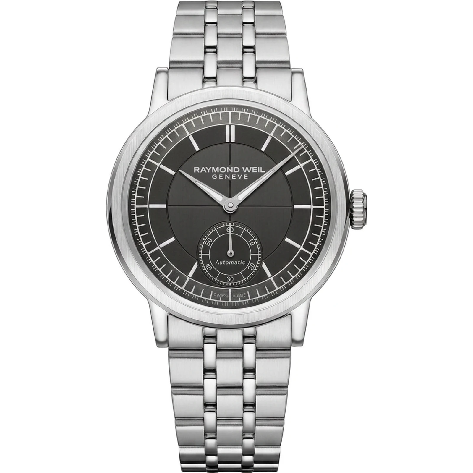 Raymond Weil Millesime Small Seconds, Anthracite dial, bracelet 2930-ST-60001