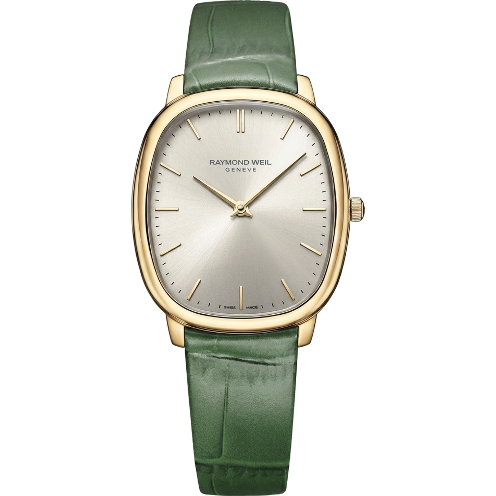 Raymond Weil Toccata Heritage, Old Silver dial, yellow gold PVD, small case 5280-PC-64001