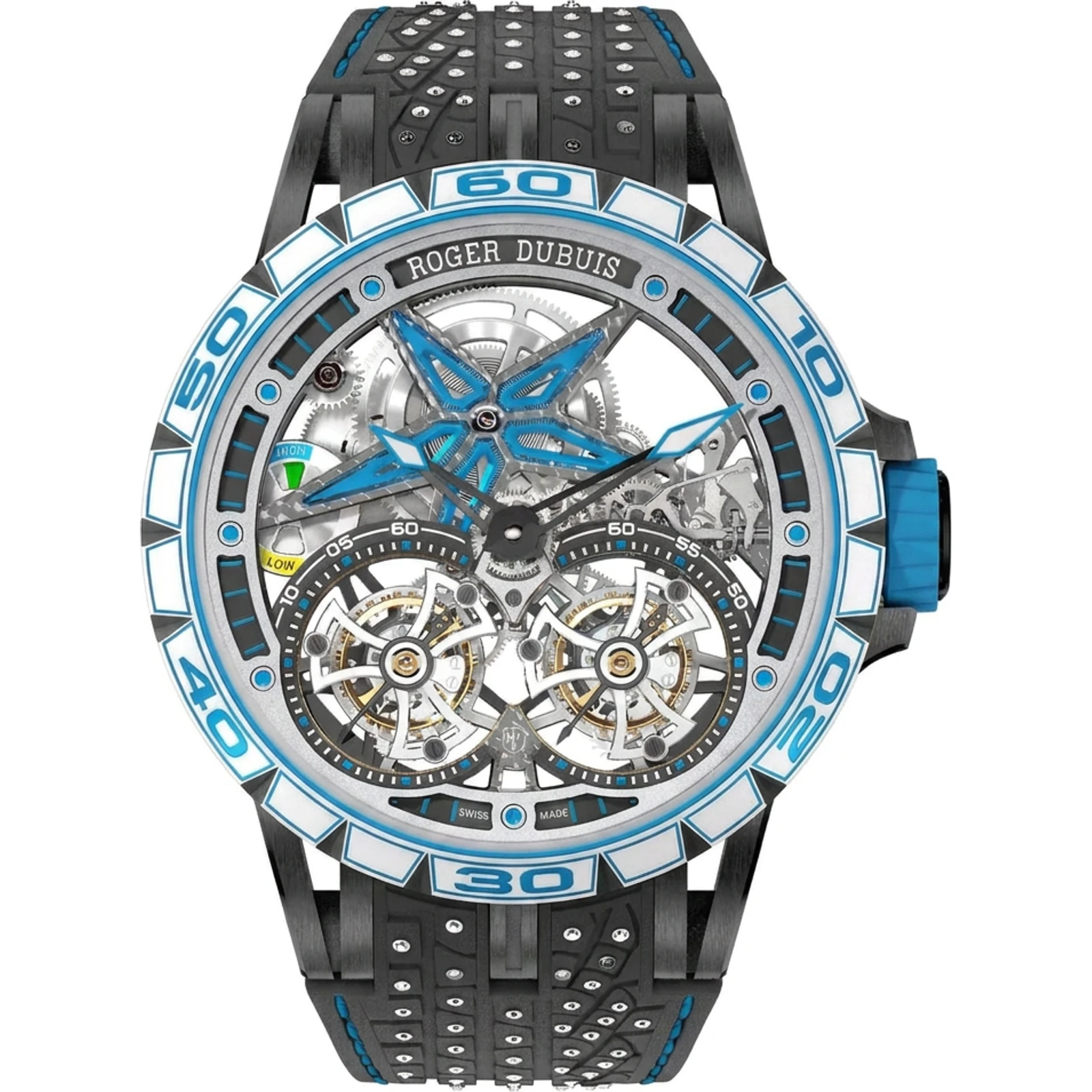 Roger Dubuis Excalibur Spider Pirelli Double Flying Tourbillon 47mm Titanium RDDBEX0643