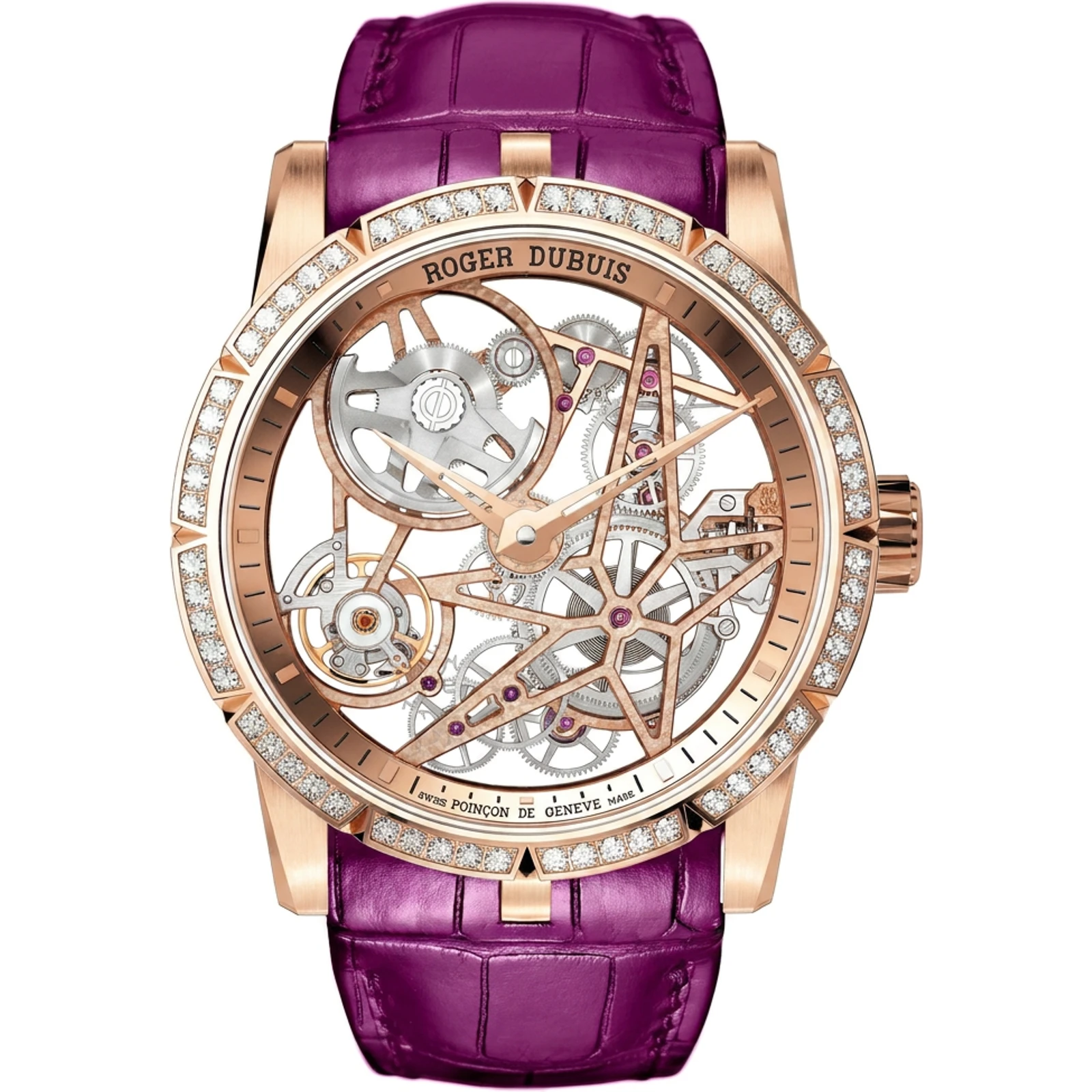 Roger Dubuis Excalibur Automatic Skeleton 42mm Pink Gold RDDBEX0699