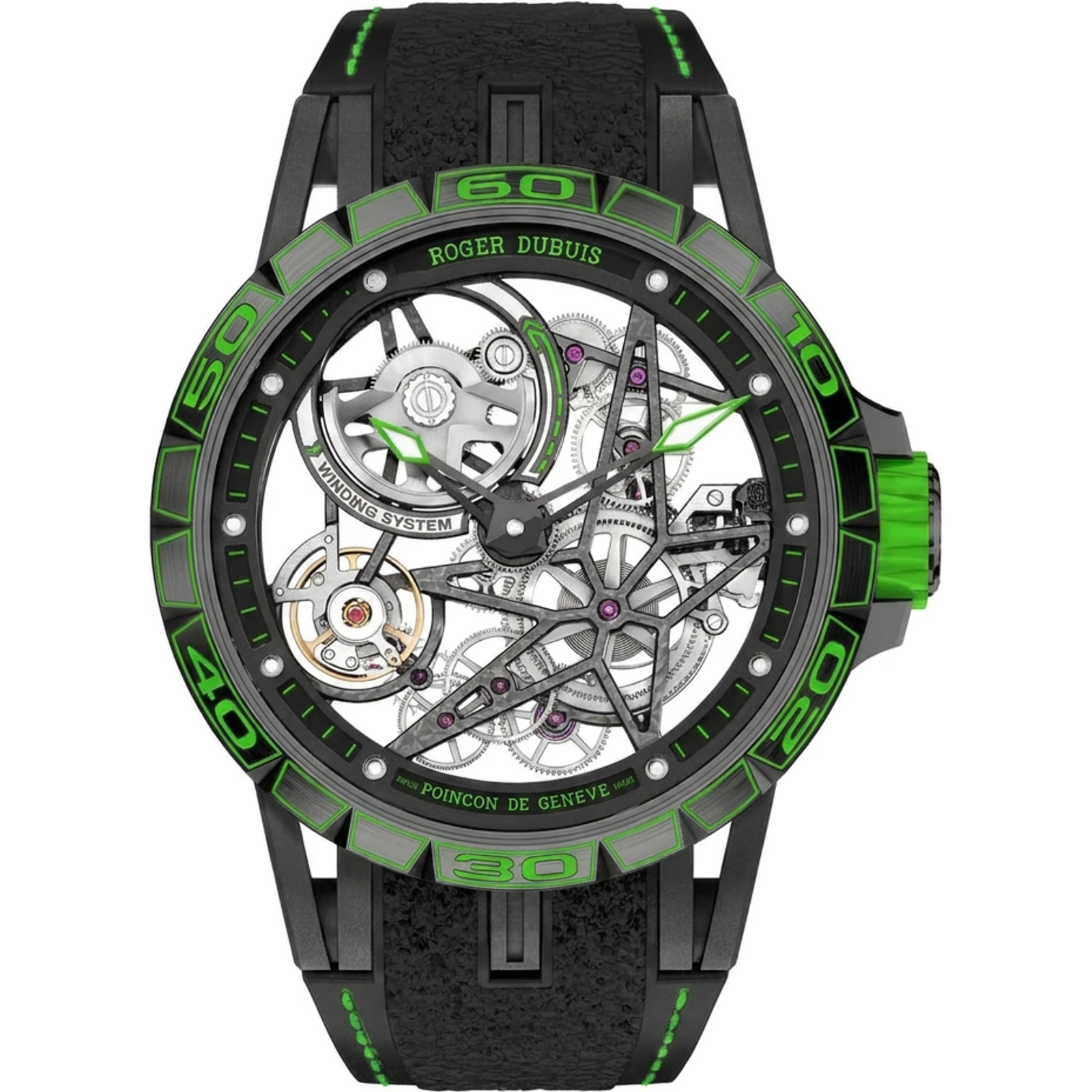Roger Dubuis Excalibur Spider Monobalancier Pirelli Titanium Skeleton 45mm RDDBEX0706