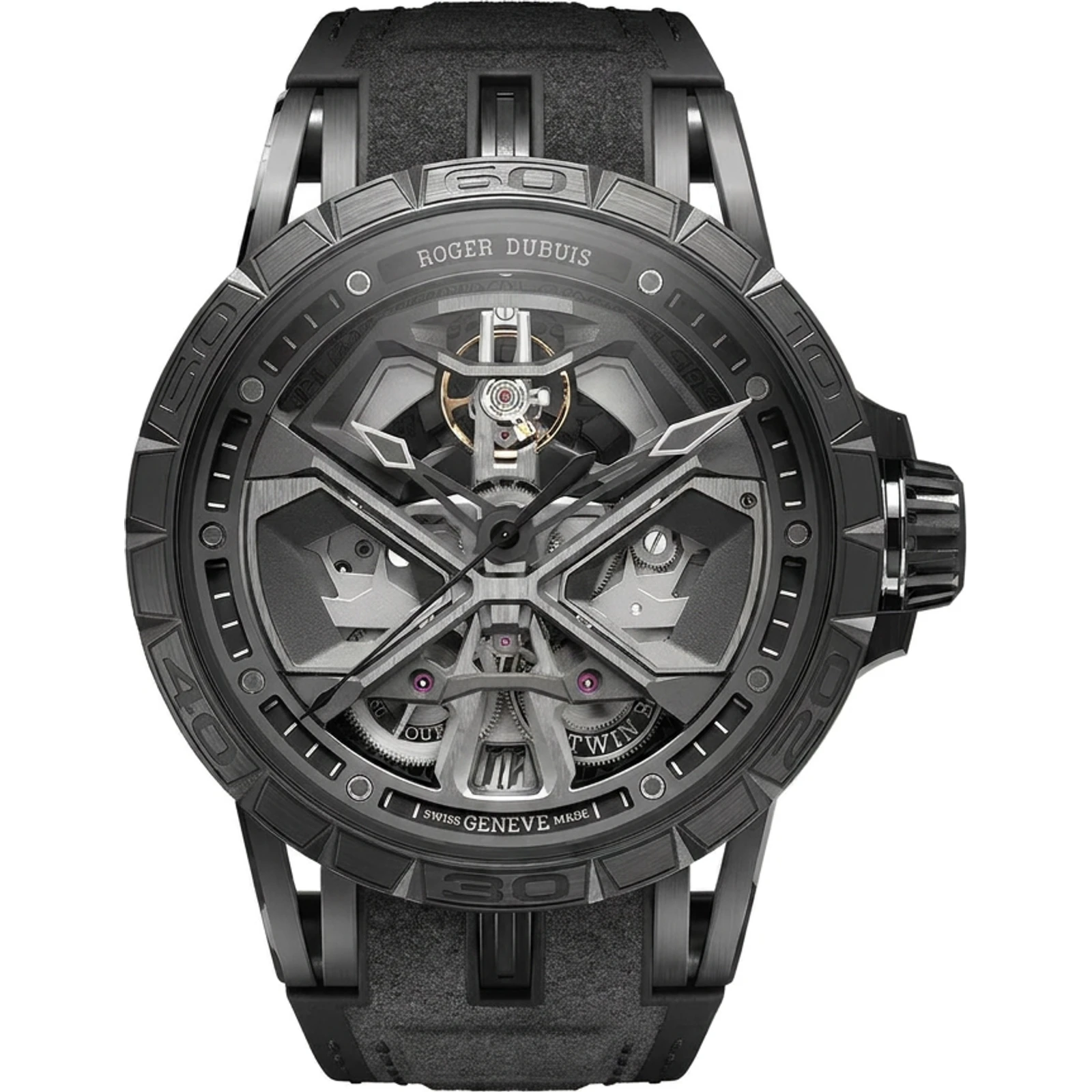 Roger Dubuis Excalibur Spider Huracán Monobalancier Black DLC Titanium 45mm RDDBEX0829