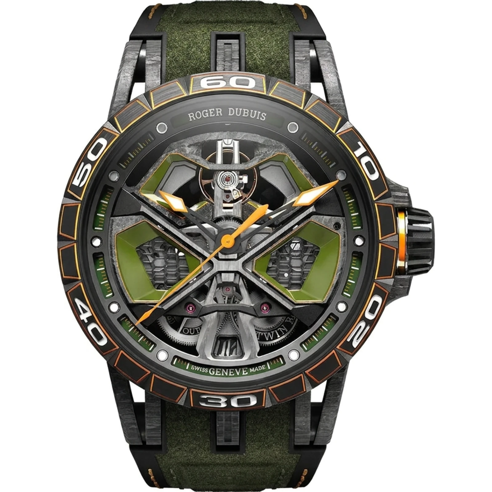 Roger Dubuis Excalibur Spider Huracán ST EVO 2 Black SMC Carbon 45mm RDDBEX0972