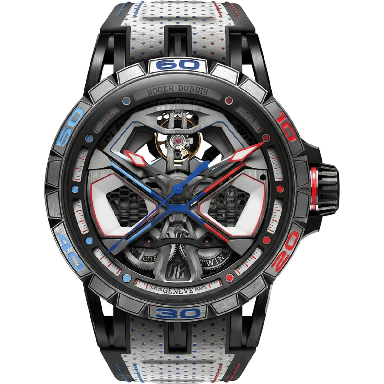 Roger Dubuis Excalibur Spider Monobalancier Huracán Black DLC Titanium 45mm RDDBEX1103