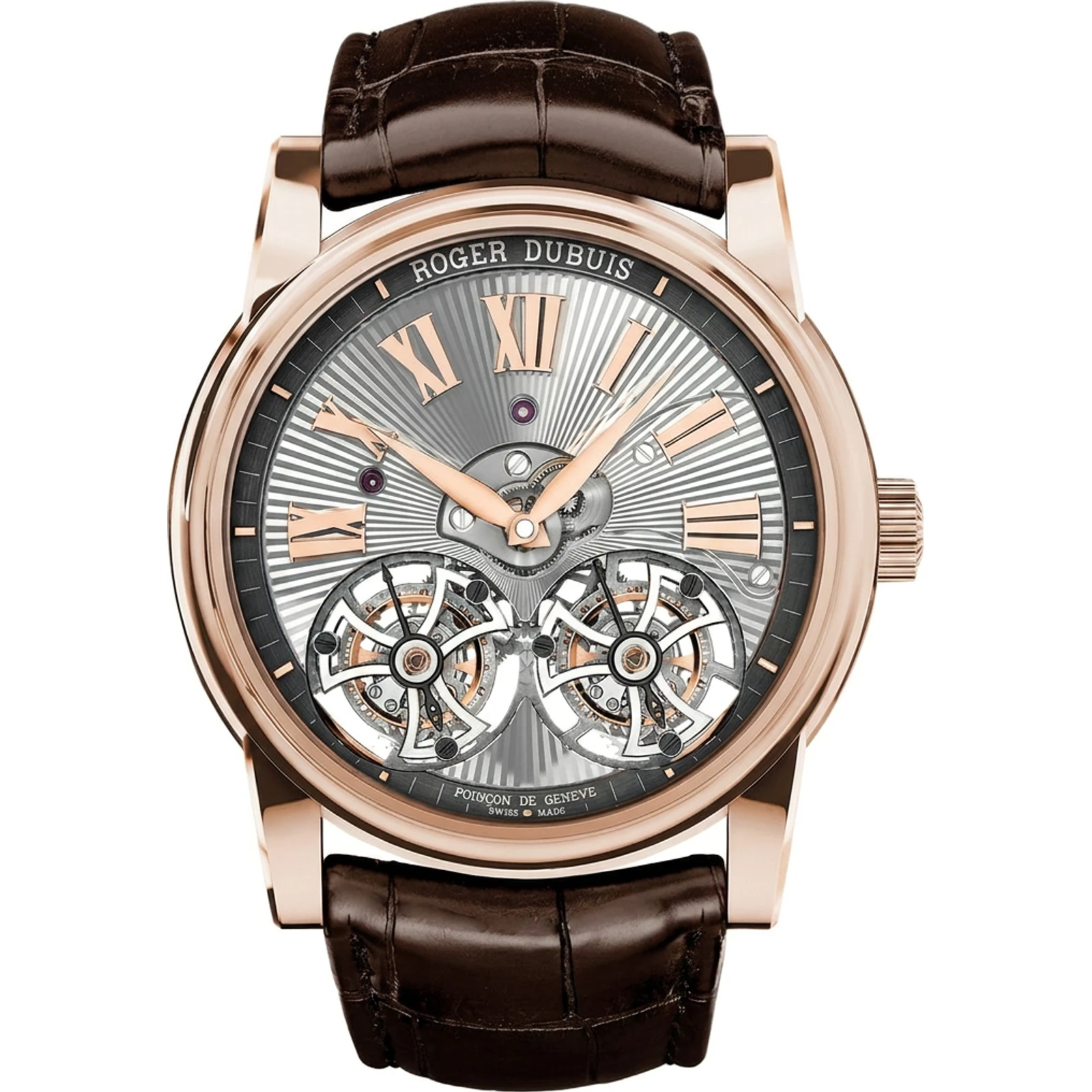 Roger Dubuis Hommage Double Flying Tourbillon, Rose Gold RDDBHO0563