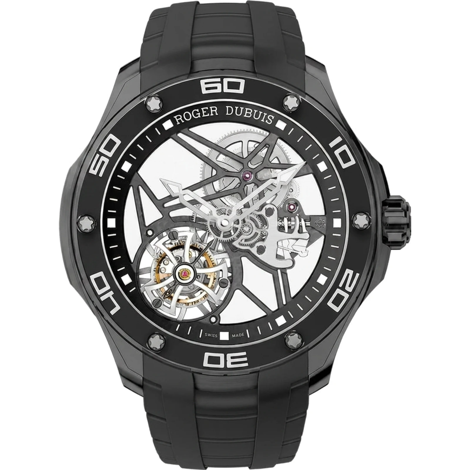 Roger Dubuis Pulsion Flying Tourbillon Skeleton Titanium RDDBPU0010