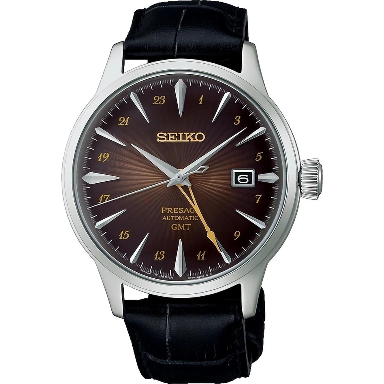 Seiko Presage Cocktail Time GMT "Rusty Nail" (JDM) SARY243