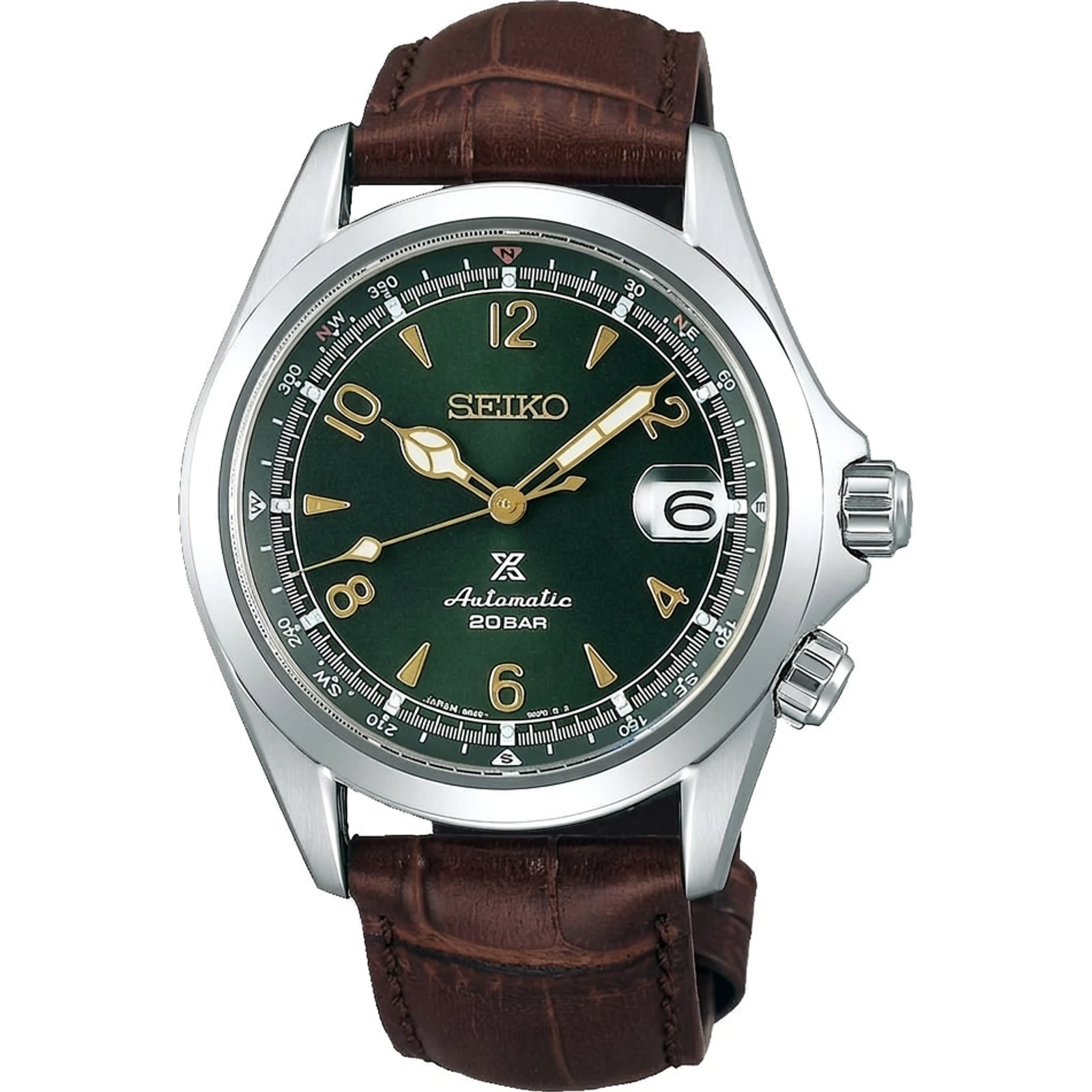 Seiko Prospex Alpinist (green dial, successor to SARB017, cal. 6R35) SPB121