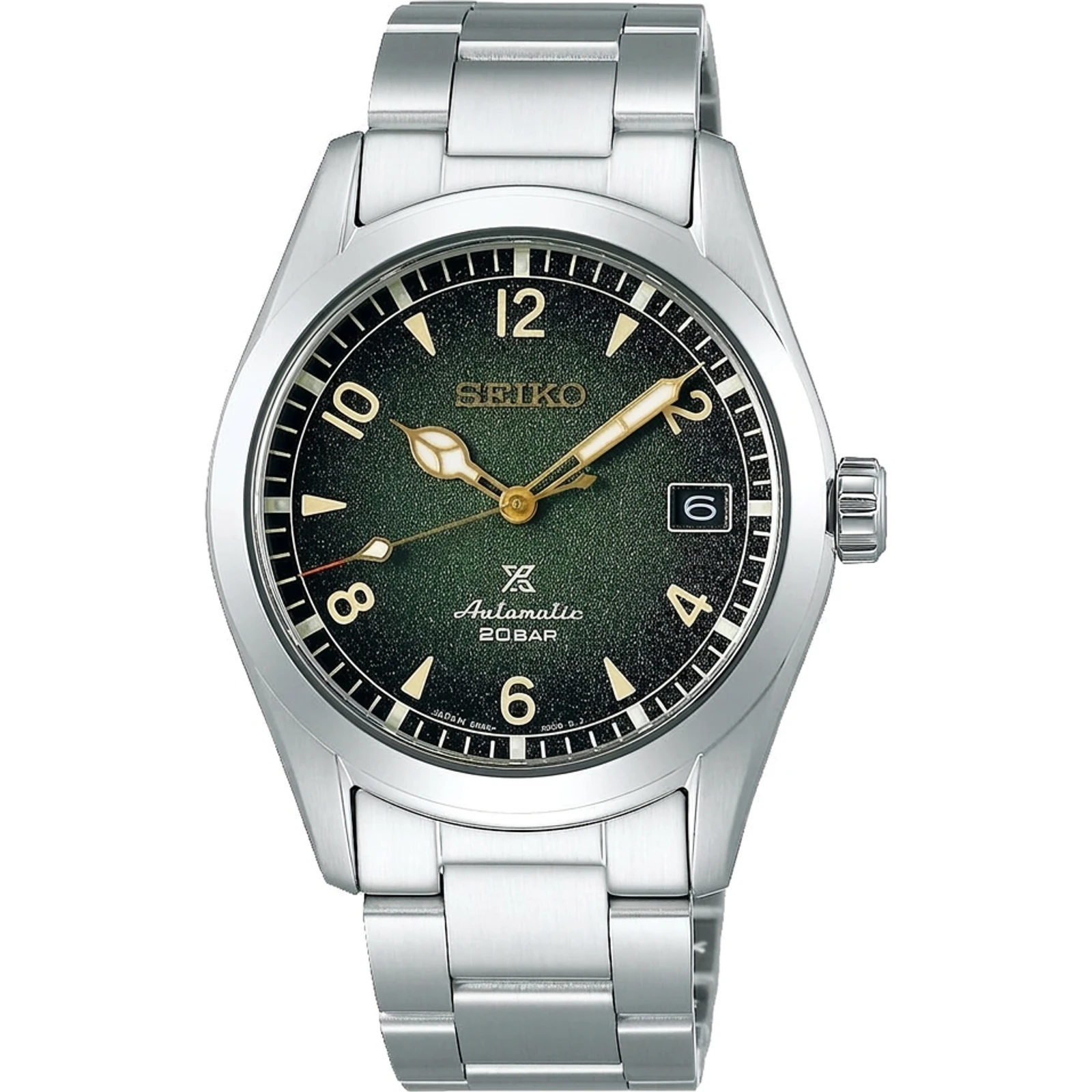 Seiko Prospex "Baby Alpinist" (smaller case, no cyclops/compass bezel, cal. 6R35) SPB155