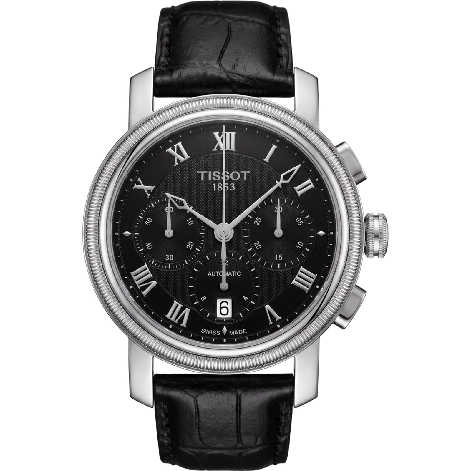 Tissot Bridgeport Automatic, leather strap T0974271605300
