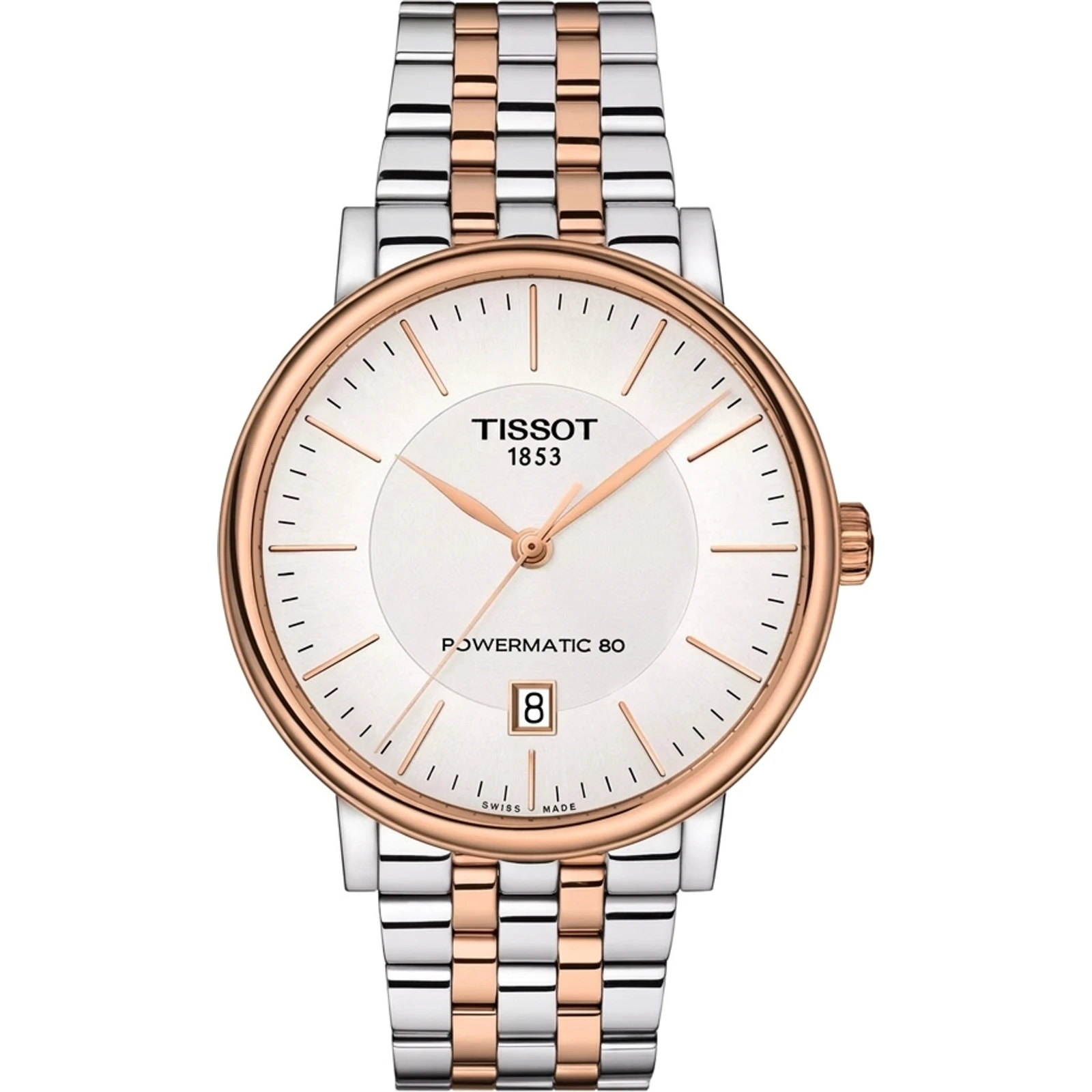 Tissot Carson Premium Powermatic 80, rose gold PVD T1224072203101