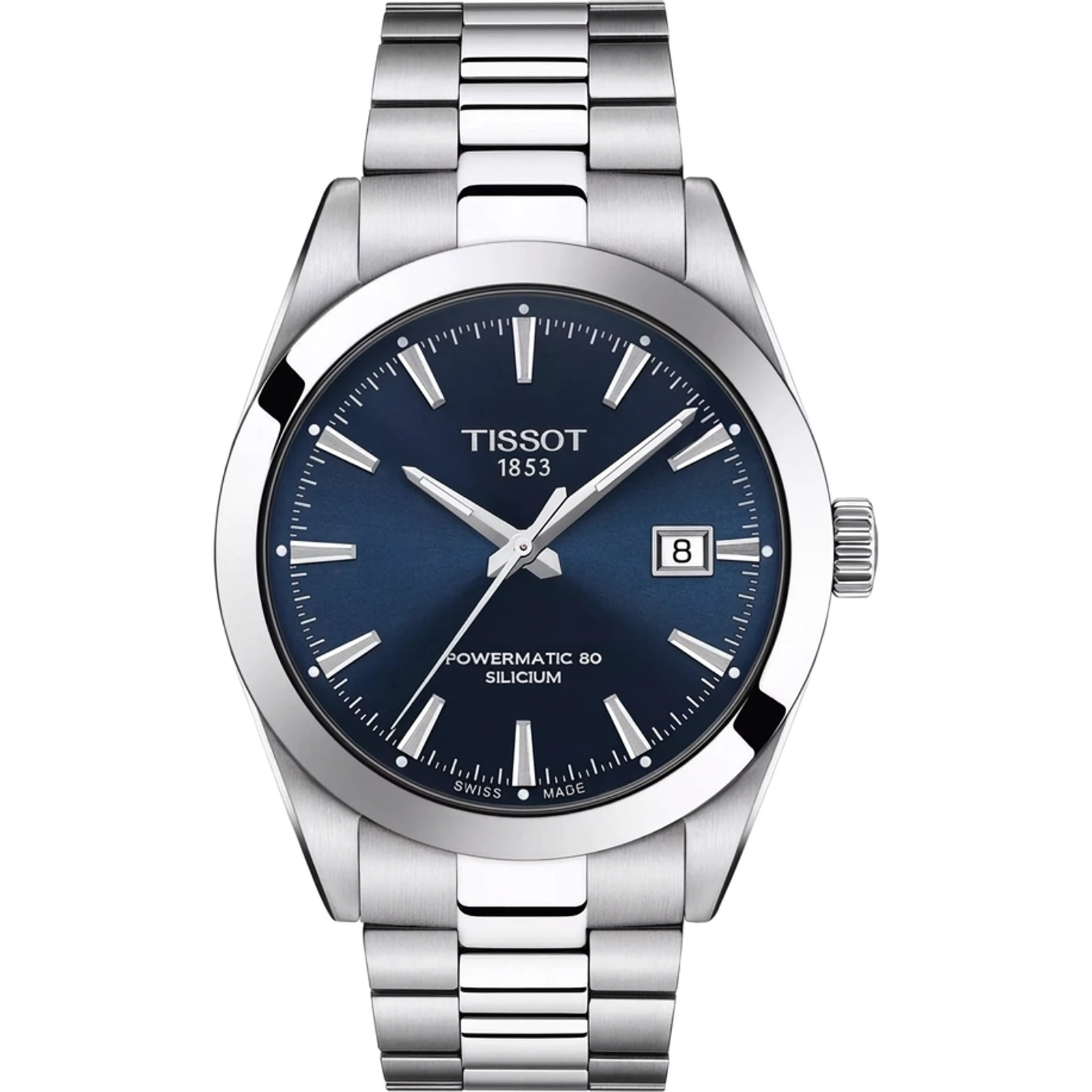 Tissot Gentleman Powermatic 80 Silicium 40mm, Blue Dial T1274071104100