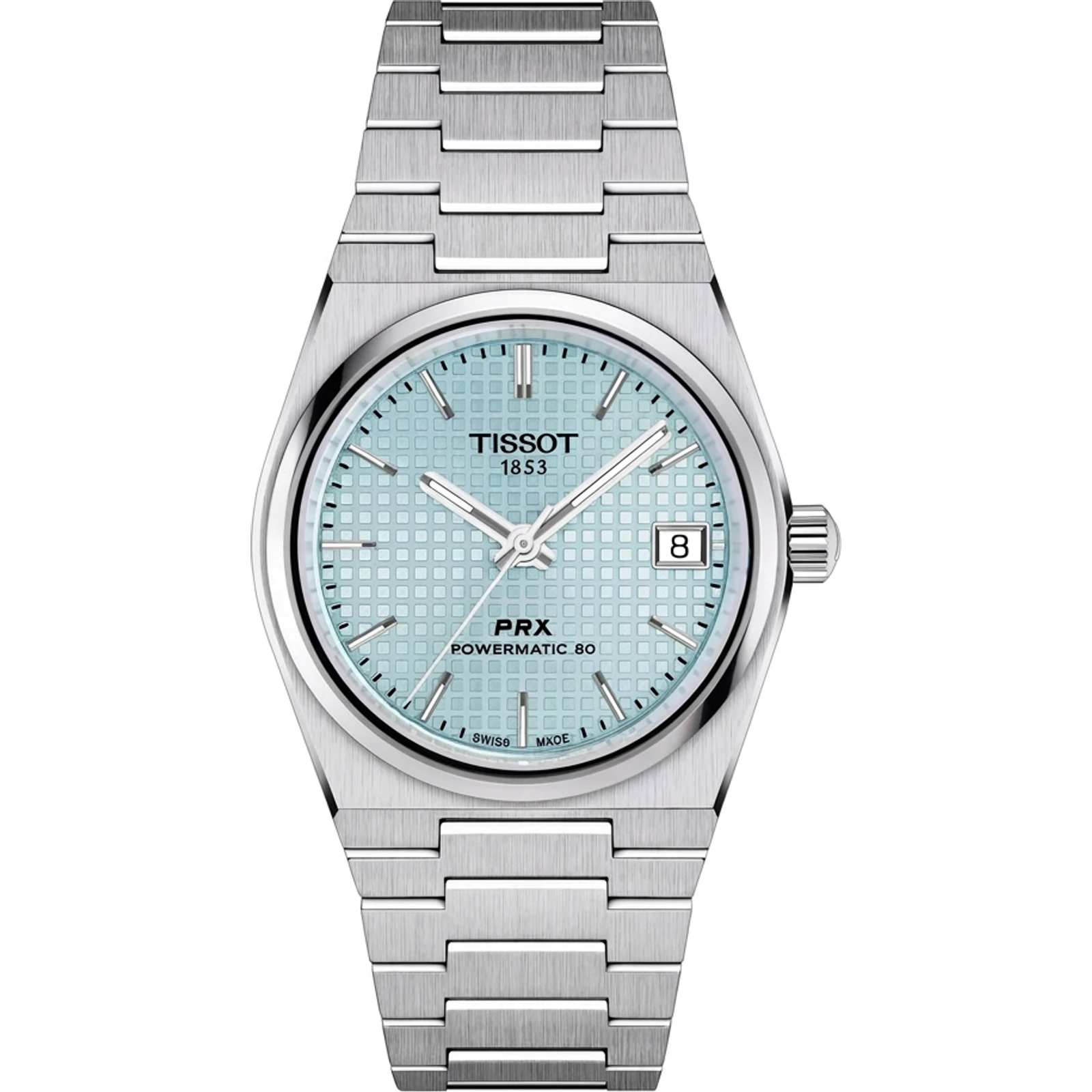 Tissot PRX Powermatic 80 35mm, Ice Blue Dial T1372071135100