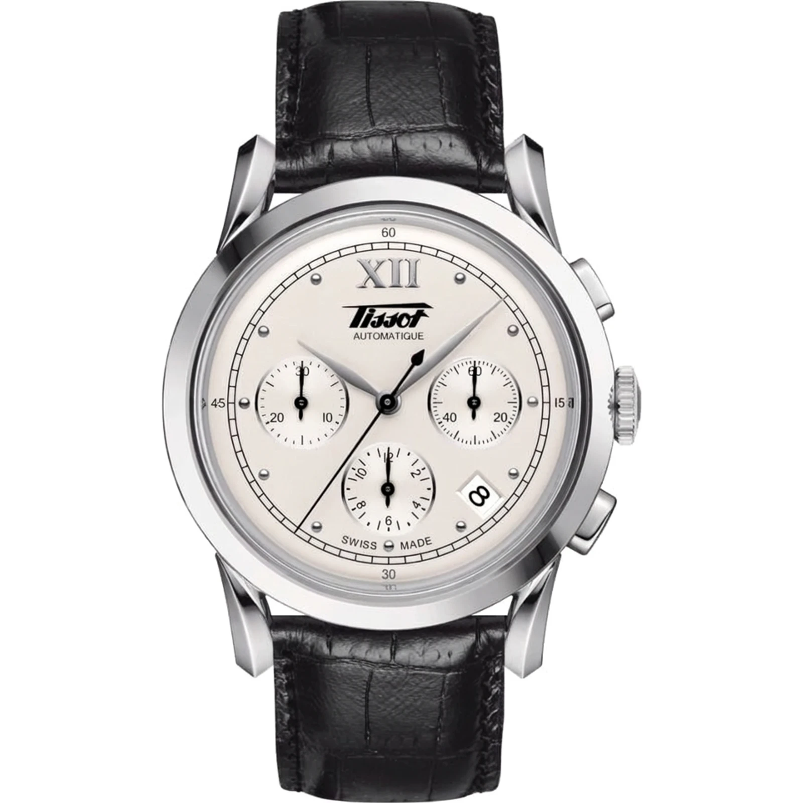 Tissot Heritage 1948 Automatic Chronograph, leather strap T66.1.722.33