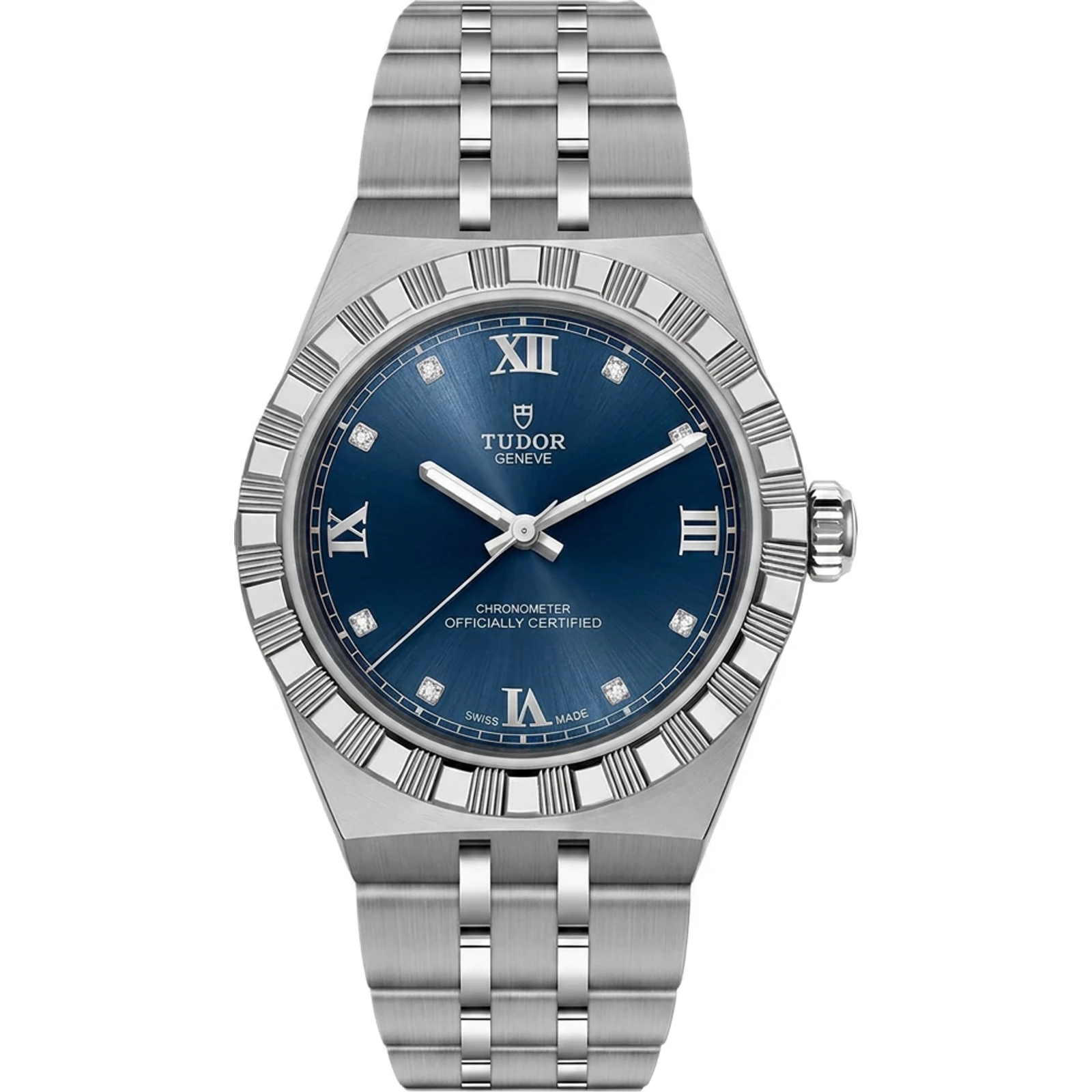 Tudor Royal 30 Steel, Blue Diamond-set dial M2830A1A0-0001