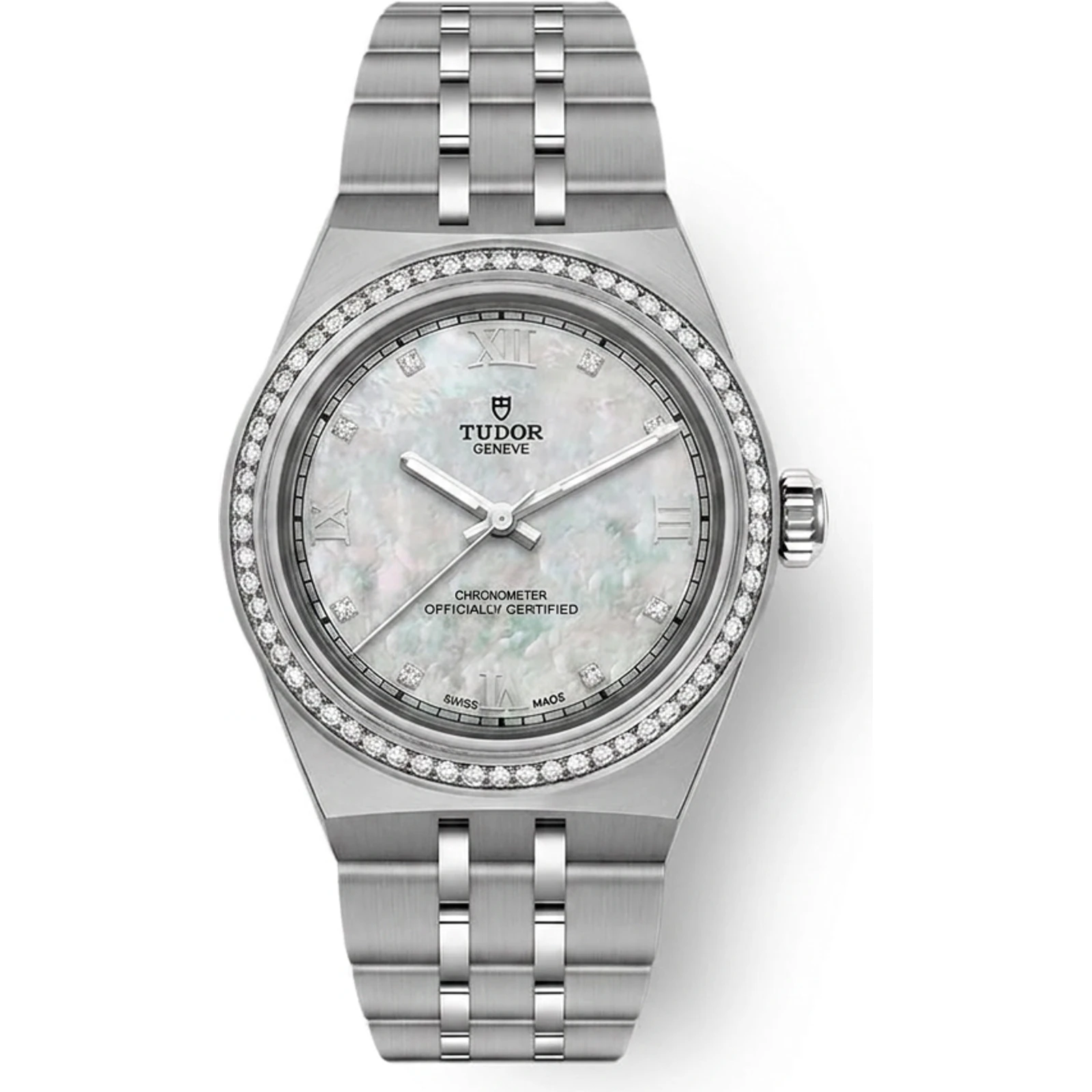 Tudor Royal 30 Steel, Mother-of-pearl dial, Diamond-set bezel M2830A1S0-0001