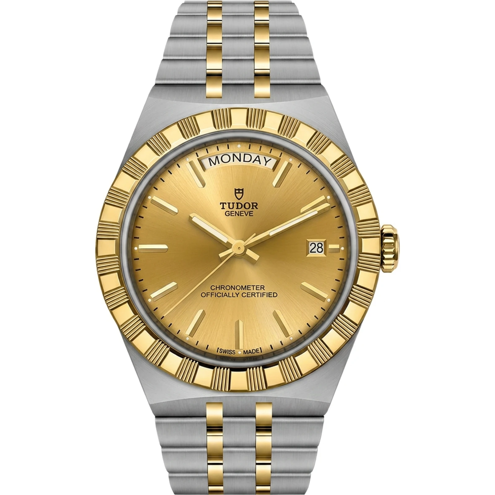 Tudor Royal 40 Steel/Yellow Gold, Champagne (Gold) dial M2840D1A3-0002
