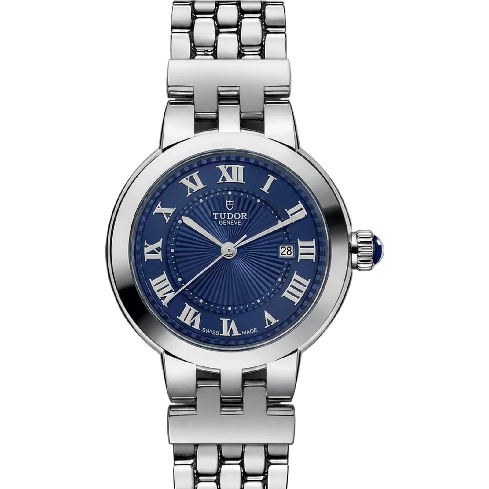 Tudor Clair de Rose 30 mm Blue Dial M35500-0009