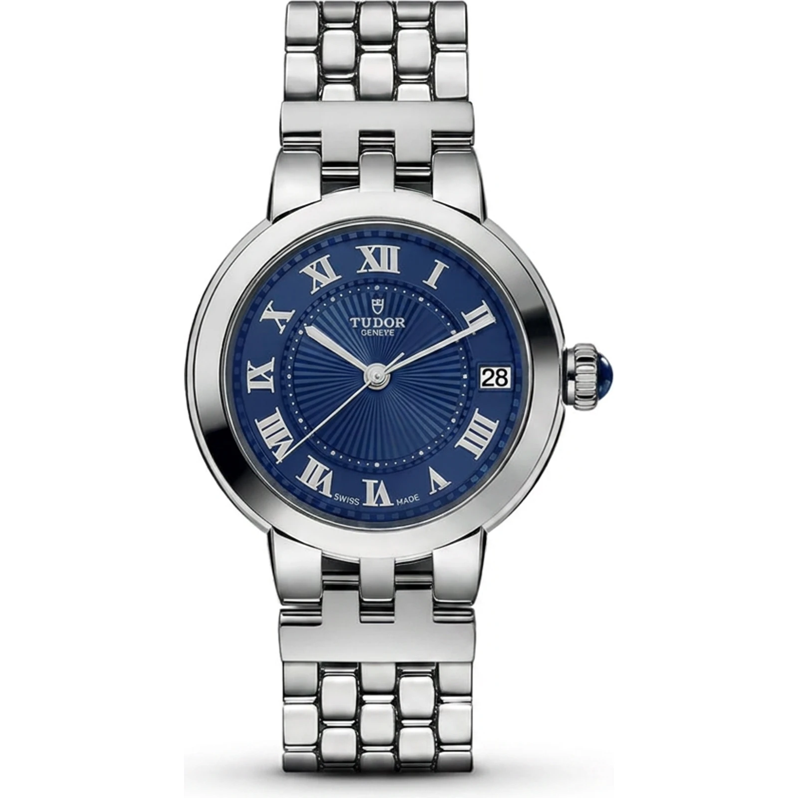 Tudor Clair de Rose 34 mm Blue Dial M35800-0009