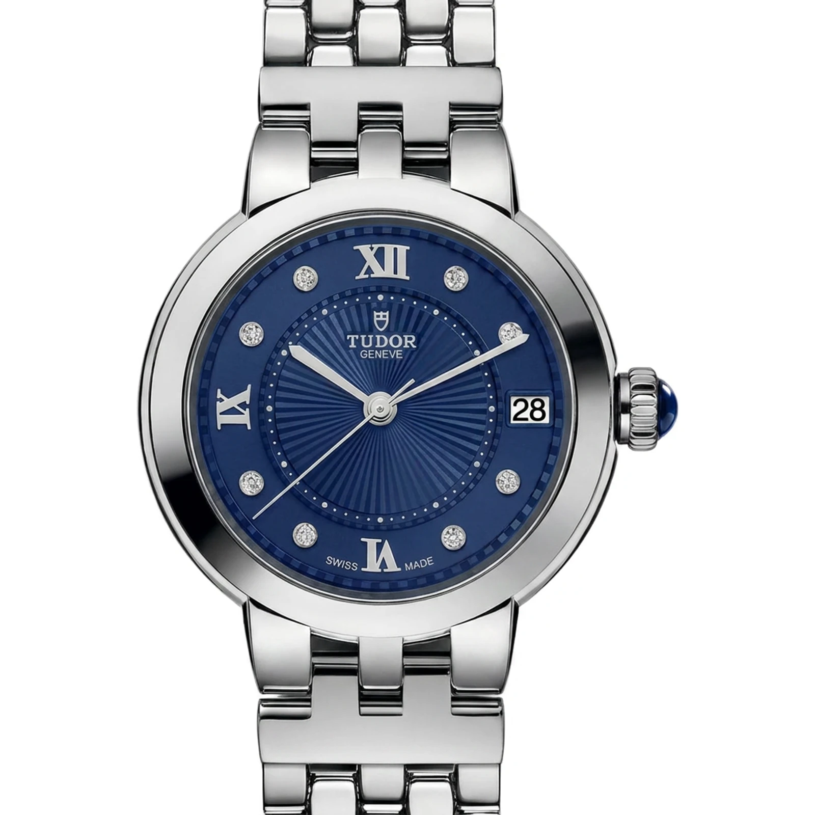 Tudor Clair de Rose 34 mm Blue Diamond Dial M35800-0010