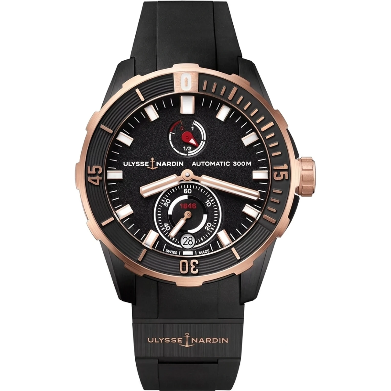 Ulysse Nardin Diver 44mm 1185-170-3/BLACK