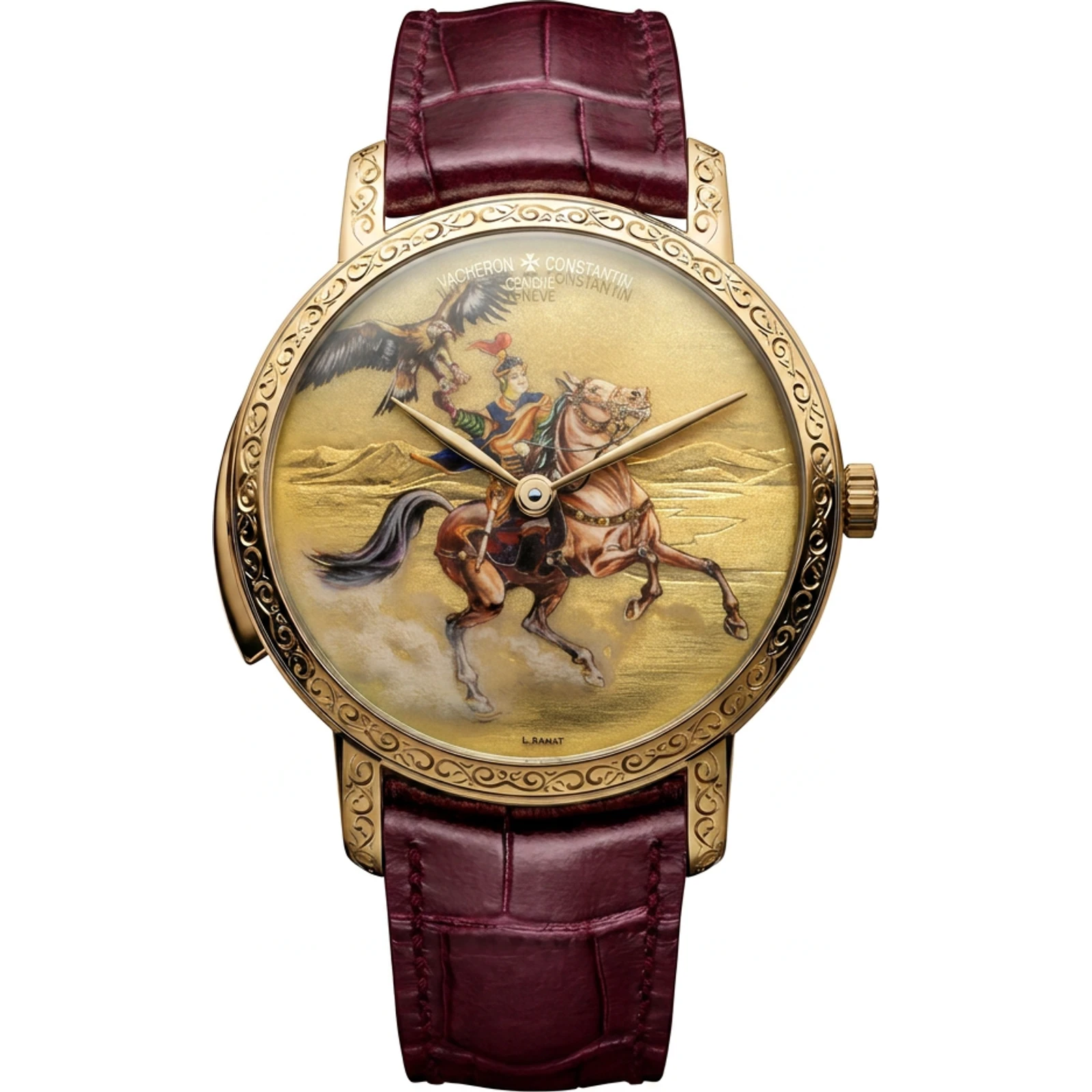 Vacheron Constantin Les Cabinotiers Minute Repeater Ultra-Thin - Homage to Epic Warriors, Genghis Khan (yellow gold, enamel) 6630C/000J-324C