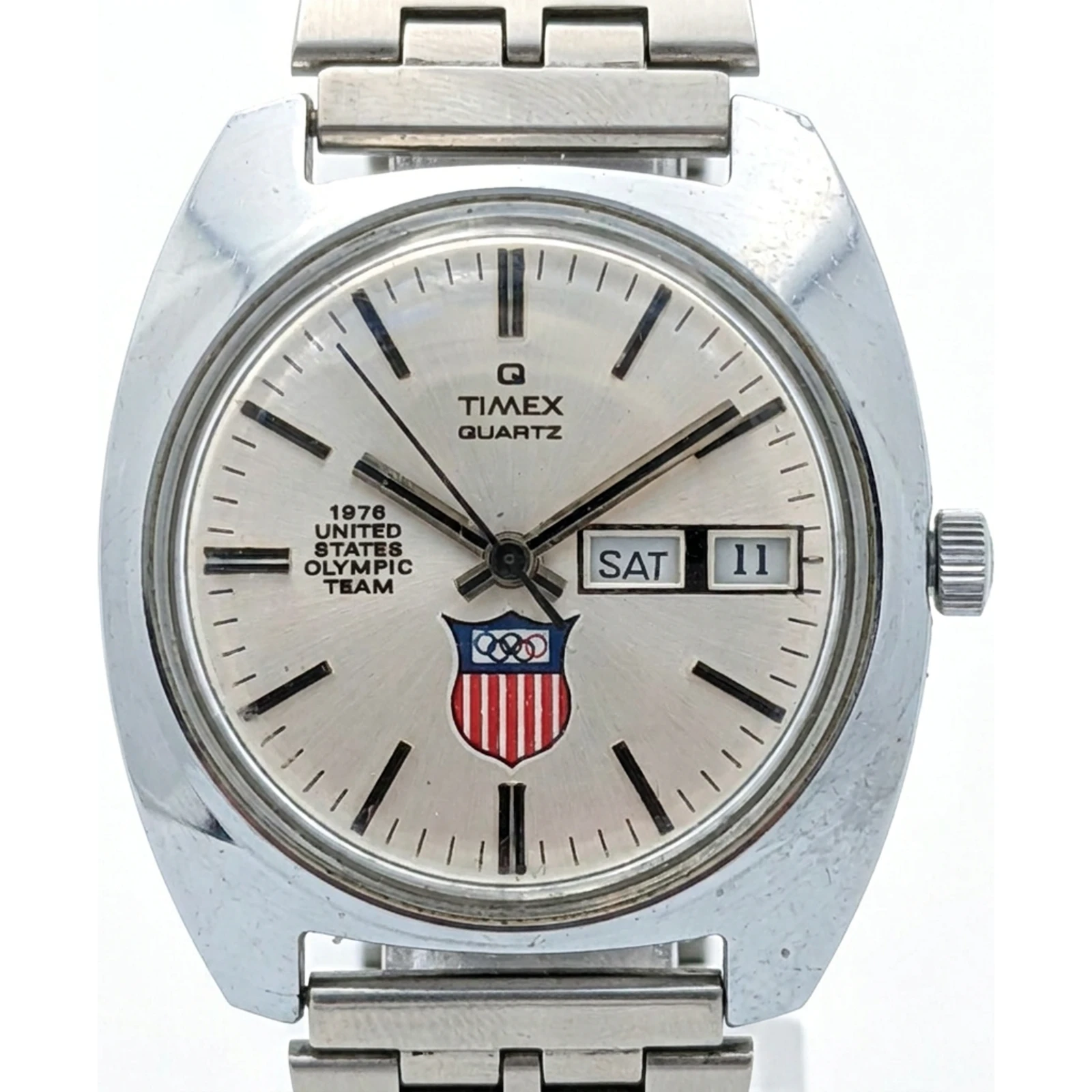 Timex United States Olympic Team Q Quartz Watch 96952 06476