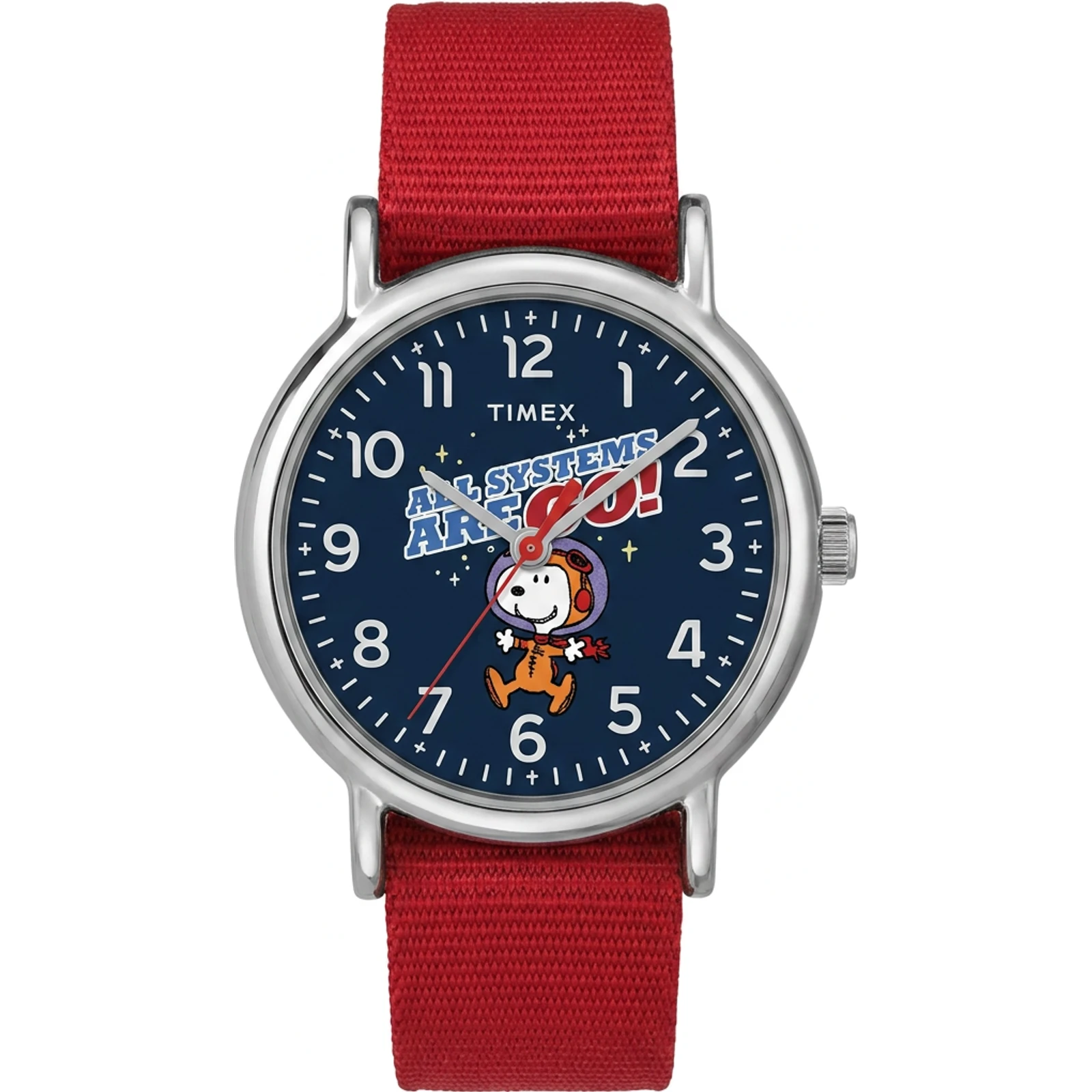 Timex X Space Snoopy Weekender Watch TW2T826009J slug:tw2t826009j